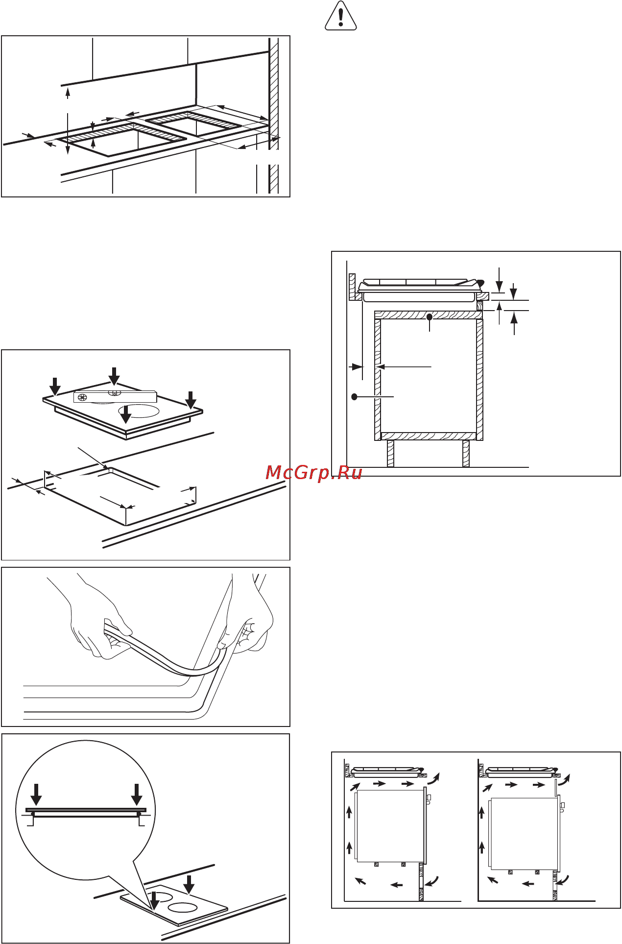 Electrolux EHF 3920 BOK [41/56] Встраивание