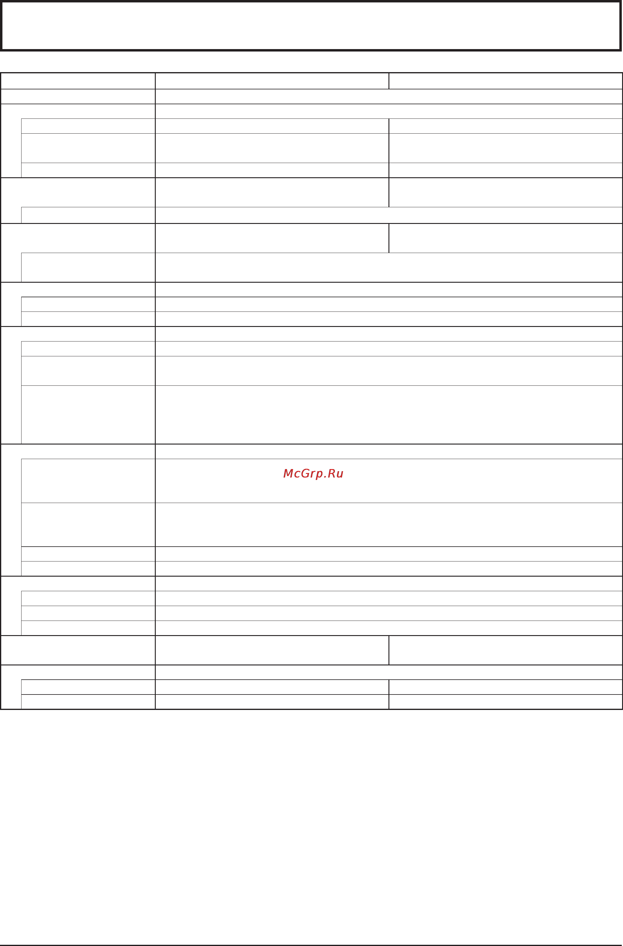 Panasonic TH-42PWD8WK [45/48] Технические характеристики