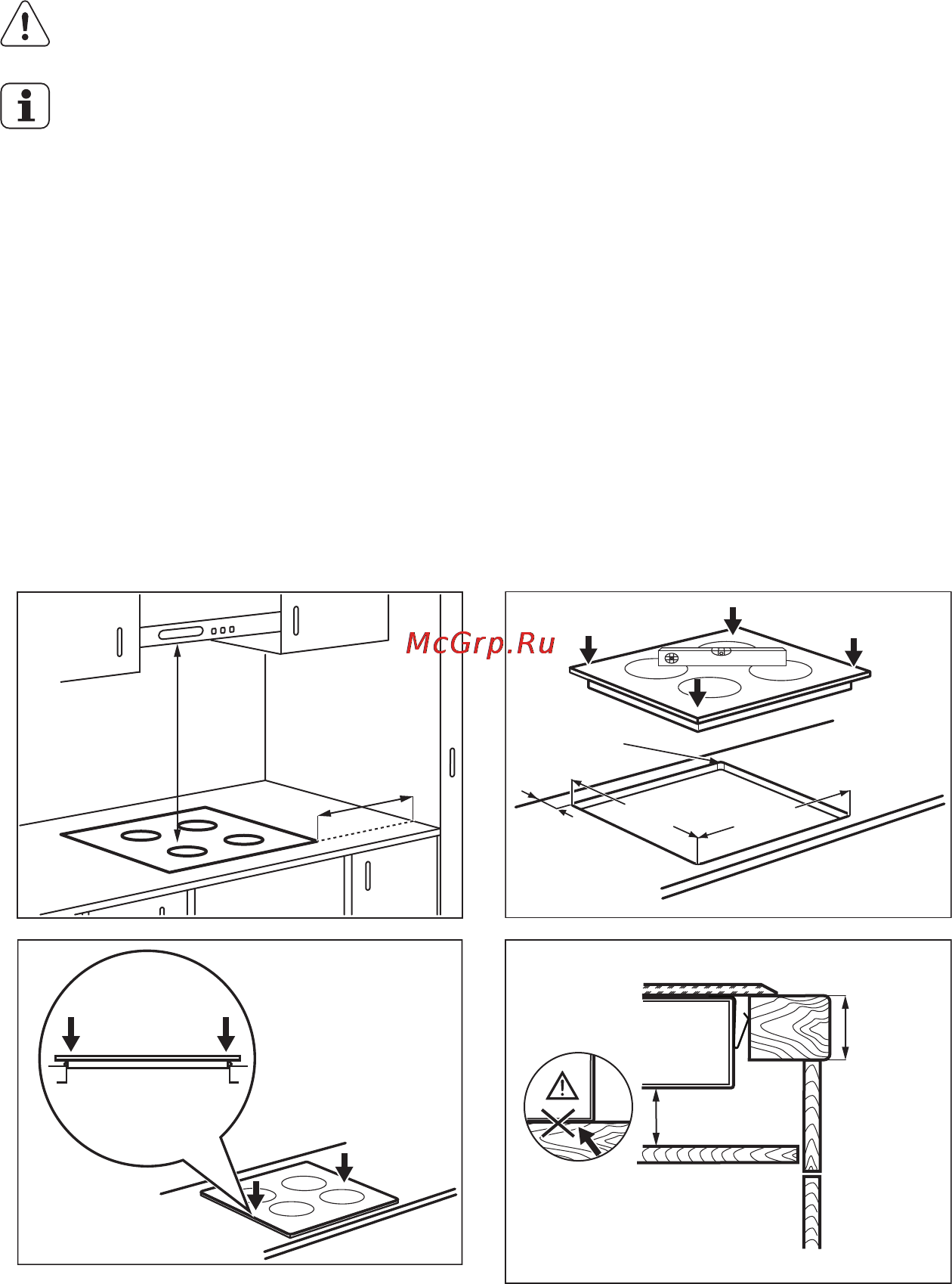 Electrolux EHF 6547 FOK [12/56] Paigaldusjuhised
