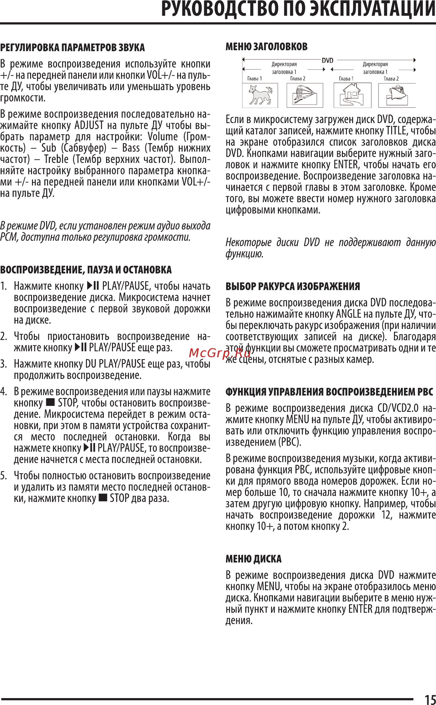 Supra SMK-17X Инструкция по эксплуатации онлайн [15/27] 34410