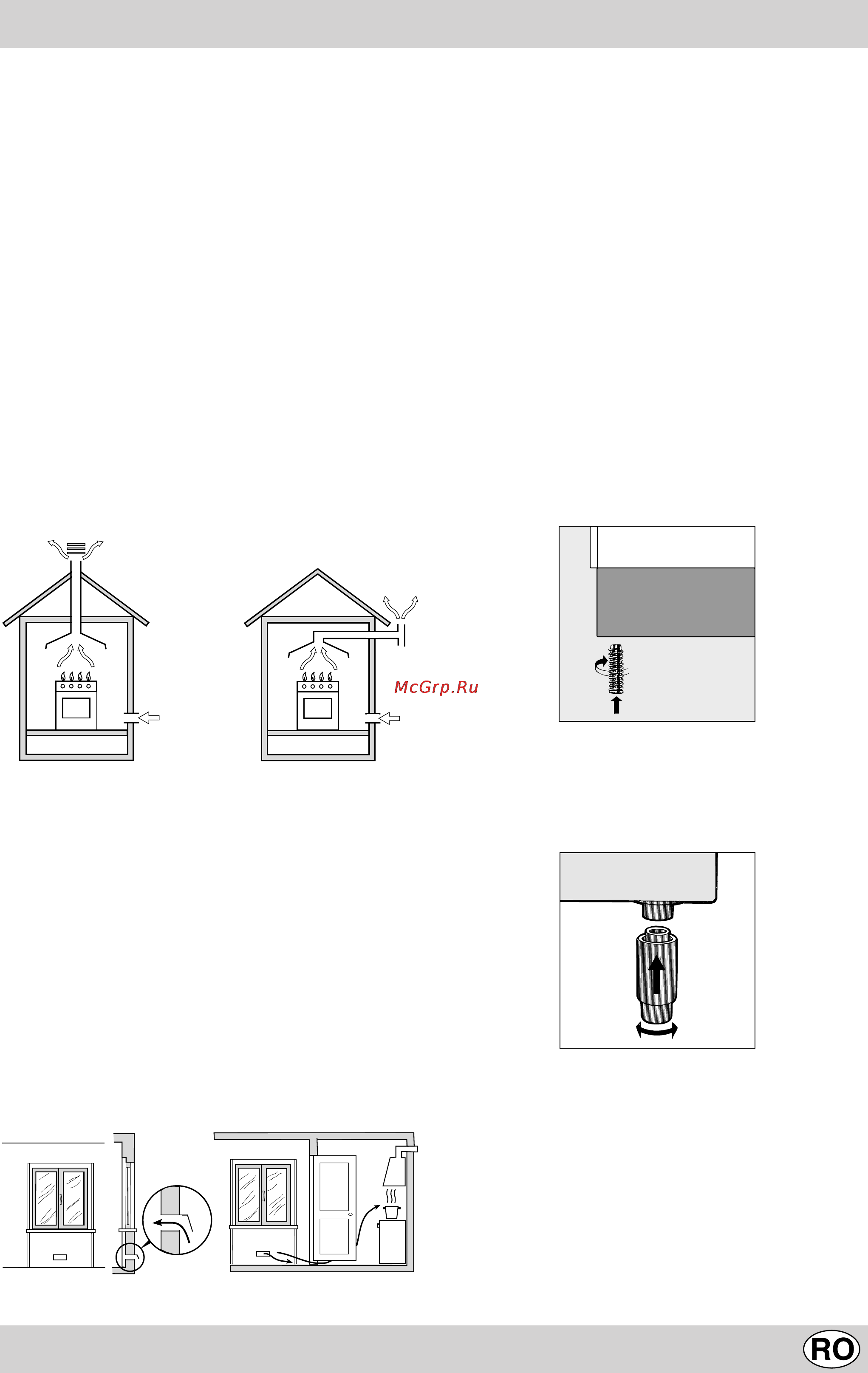 Indesit K6G21S/R [47/68] Instructiuni pentru instalare