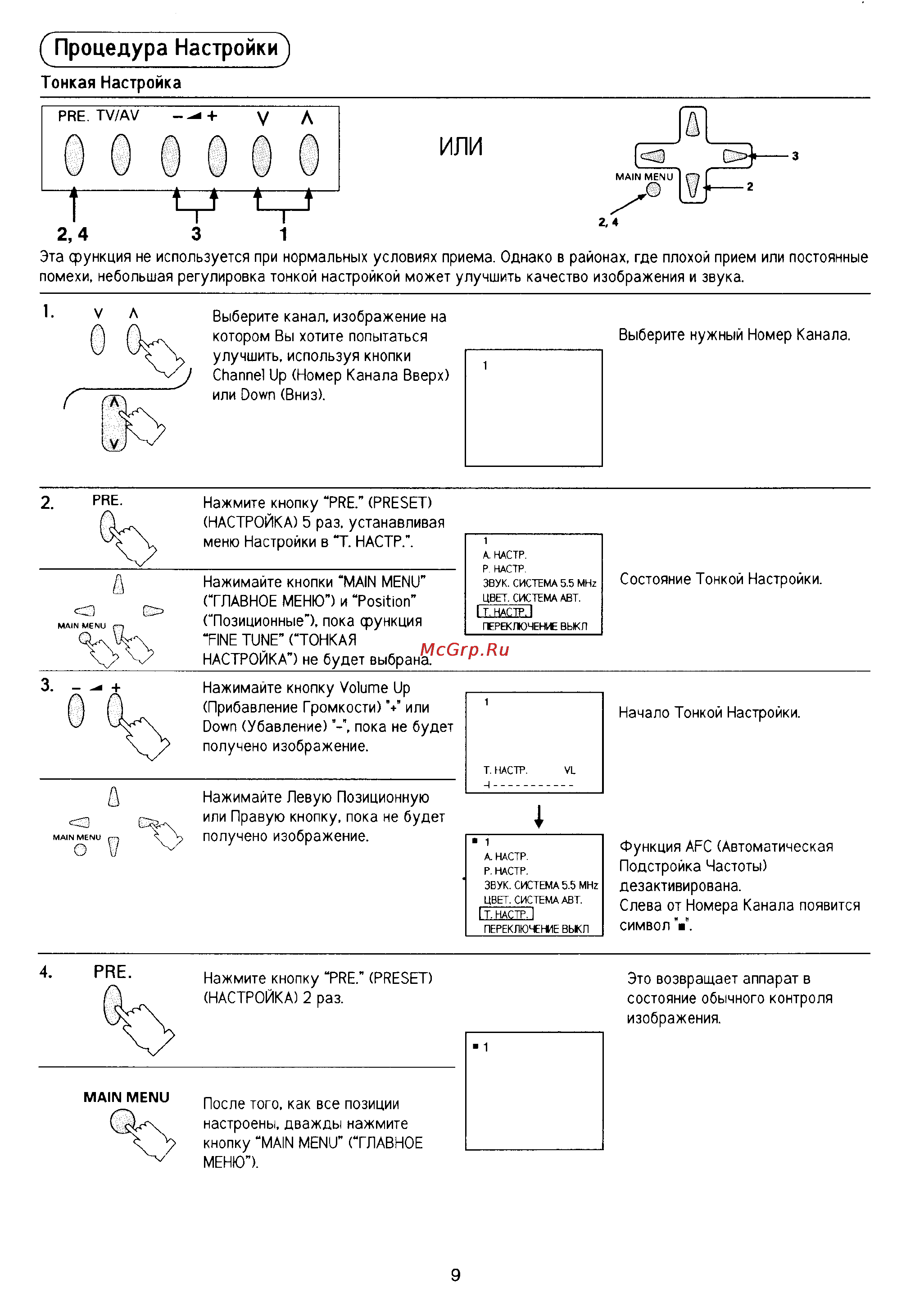 Panasonic TX-14X2T Инструкция по эксплуатации онлайн [10/24] 34428