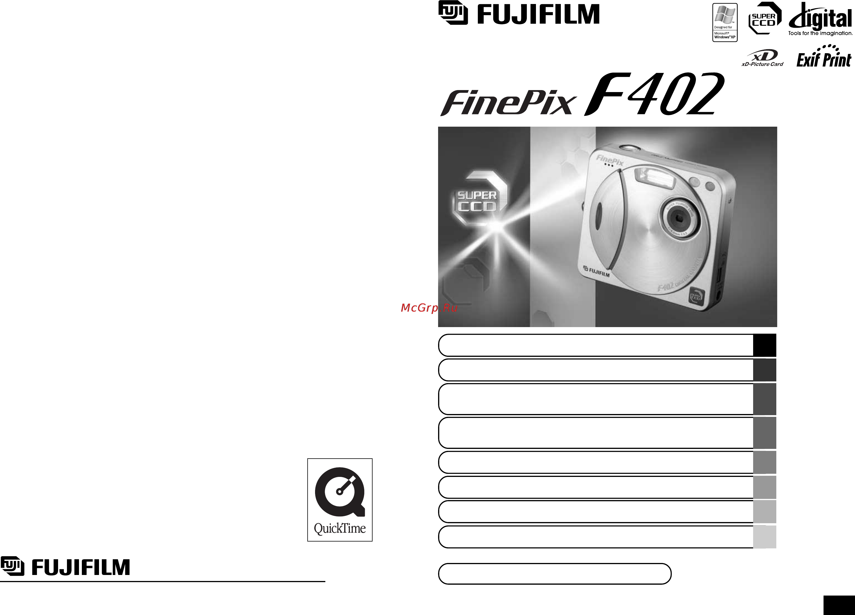 Fujifilm FinePix F402 Инструкция по эксплуатации онлайн