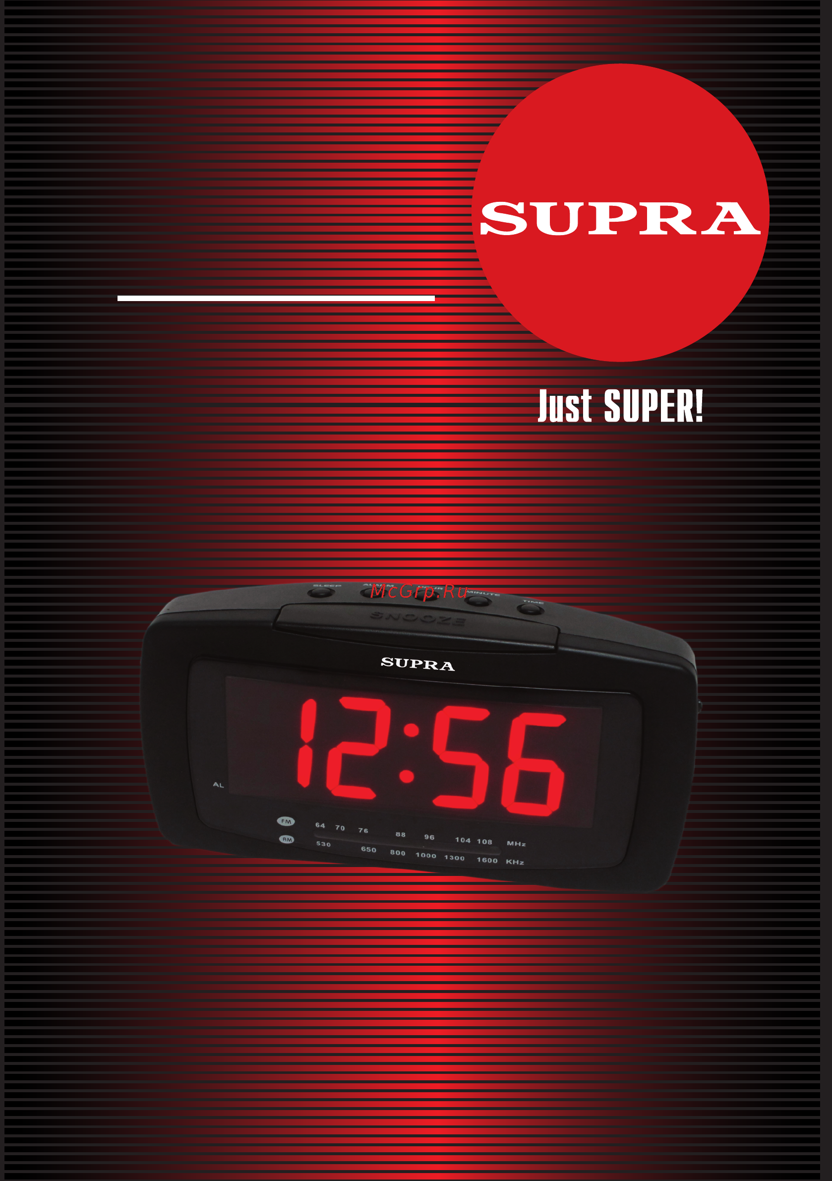 Supra SA-28FM Инструкция по эксплуатации онлайн