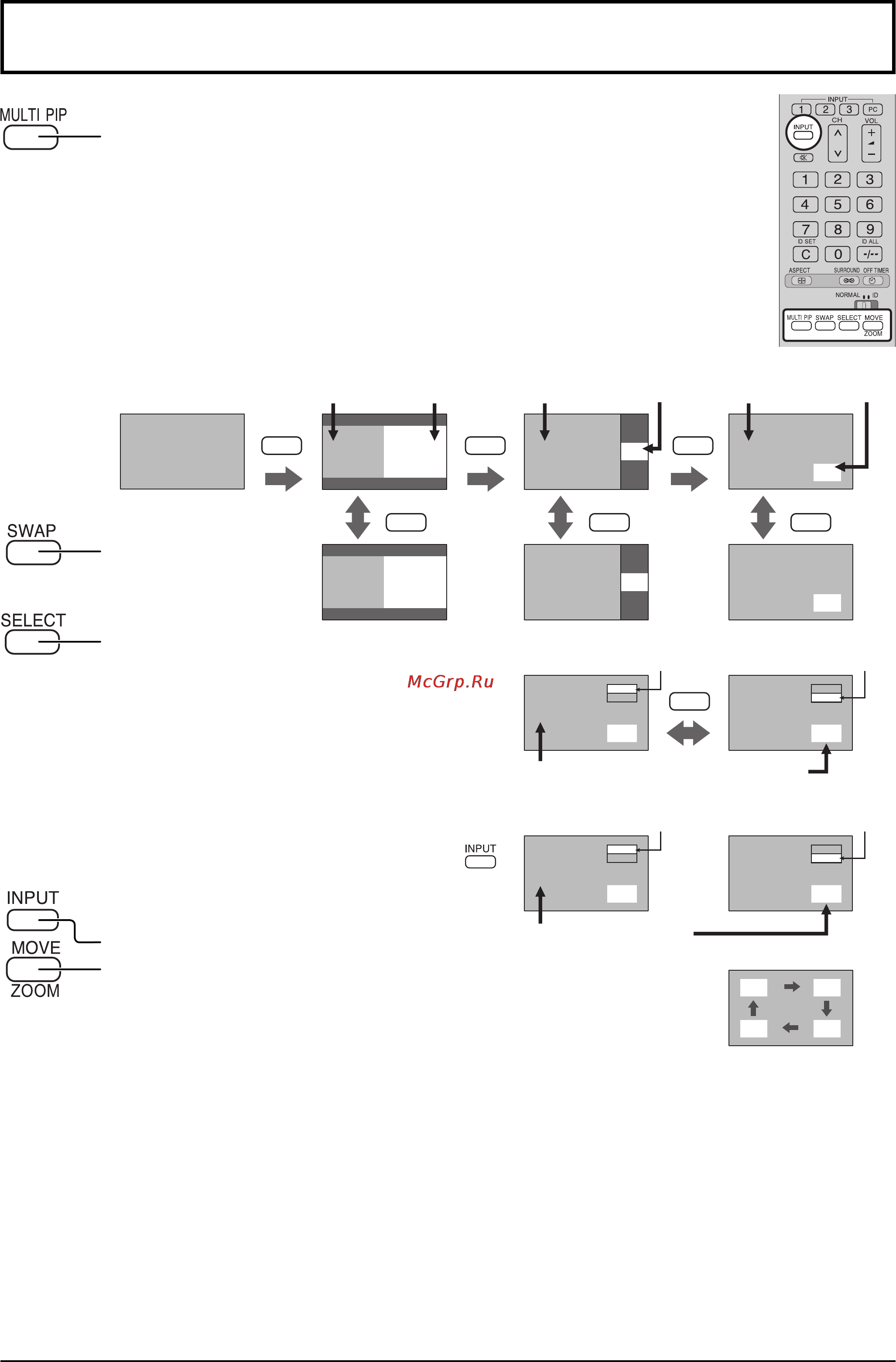 Panasonic TH-103PF10RL [22/56] Multi pip мульти картинка в картинке