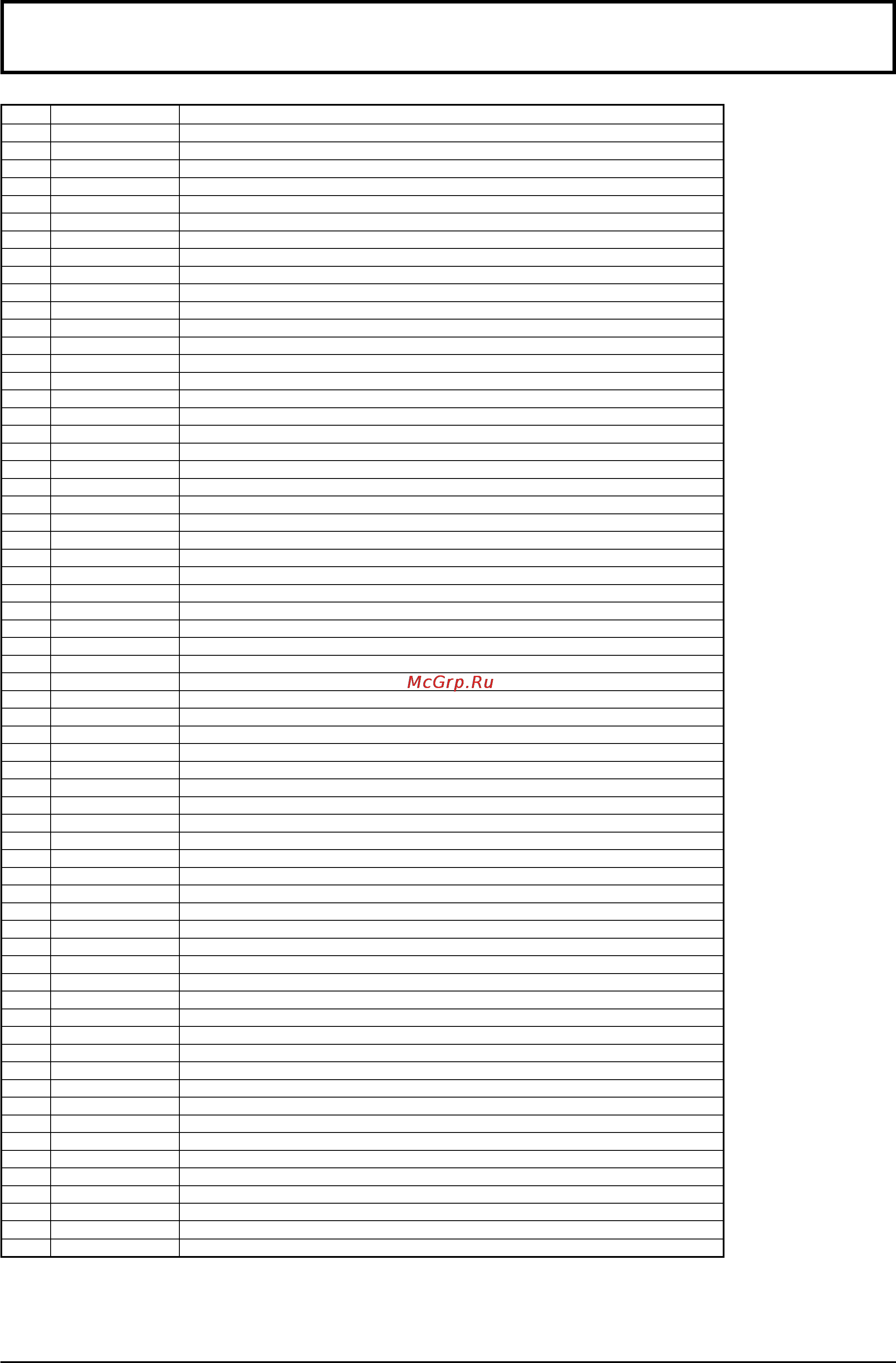 Panasonic TH-103PF10RL [54/56] Список команд weekly command timer