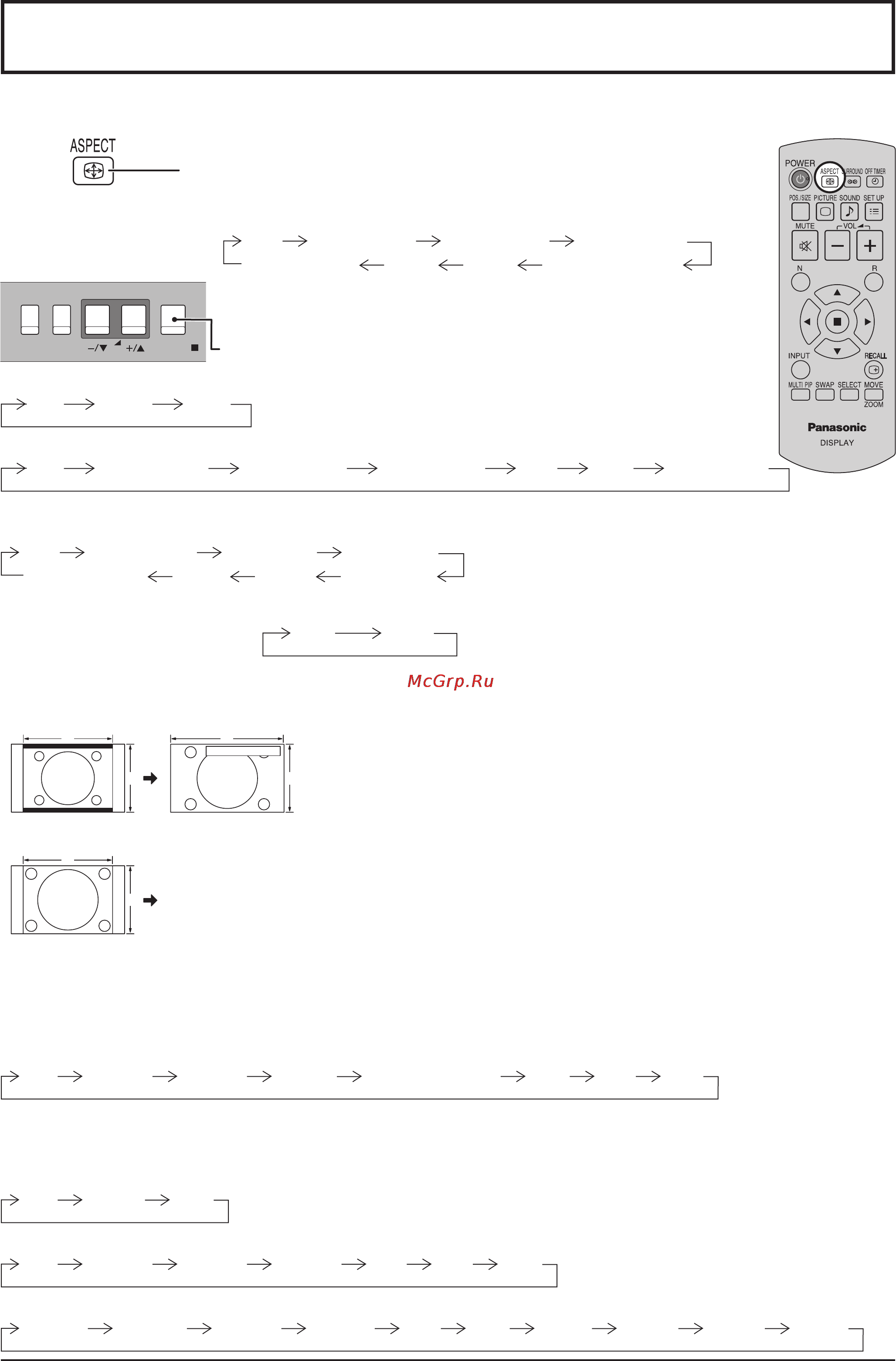 Panasonic TH-37PR11RH [15/48] Регуляторы aspect