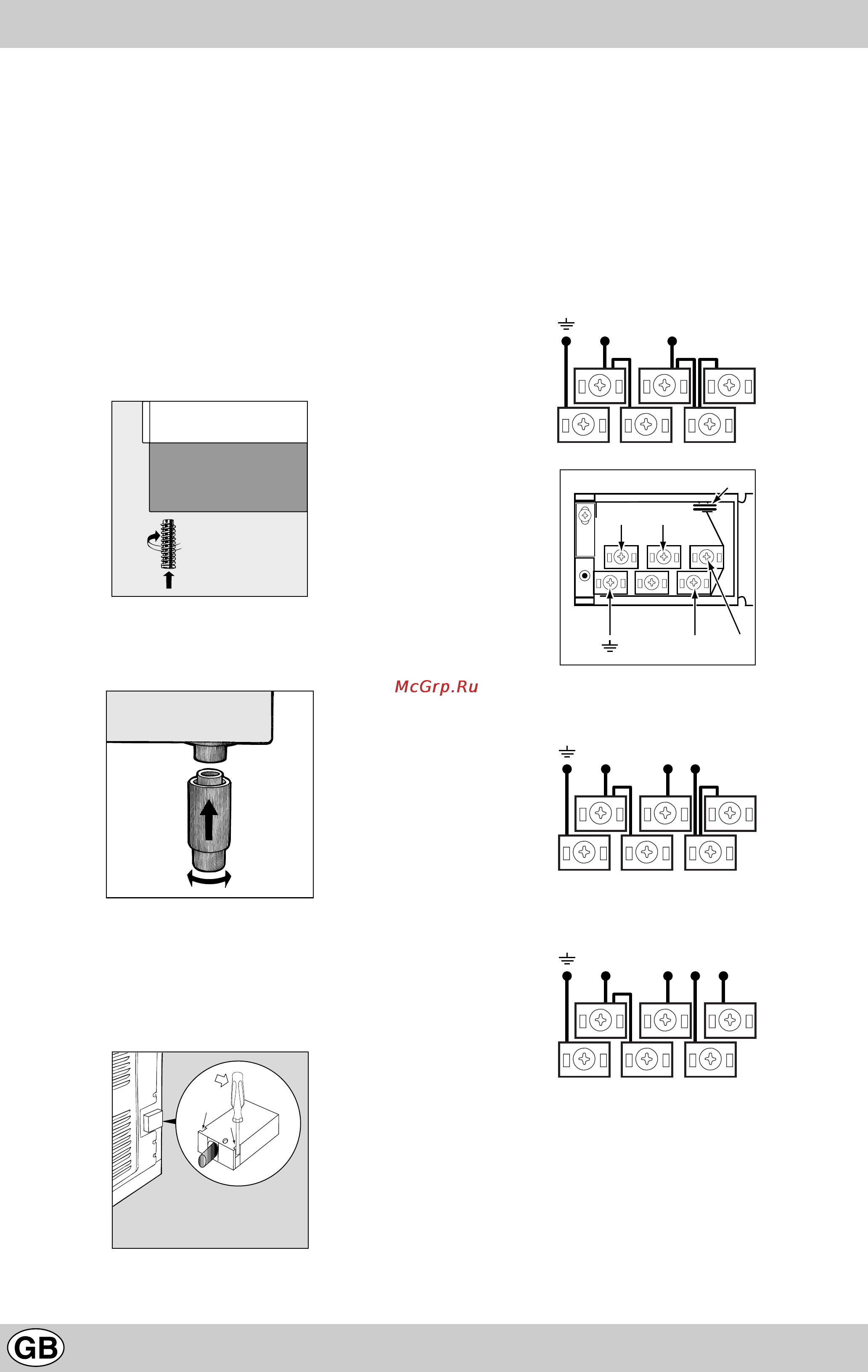 Indesit K6E11/GR [12/36] Installation instructions