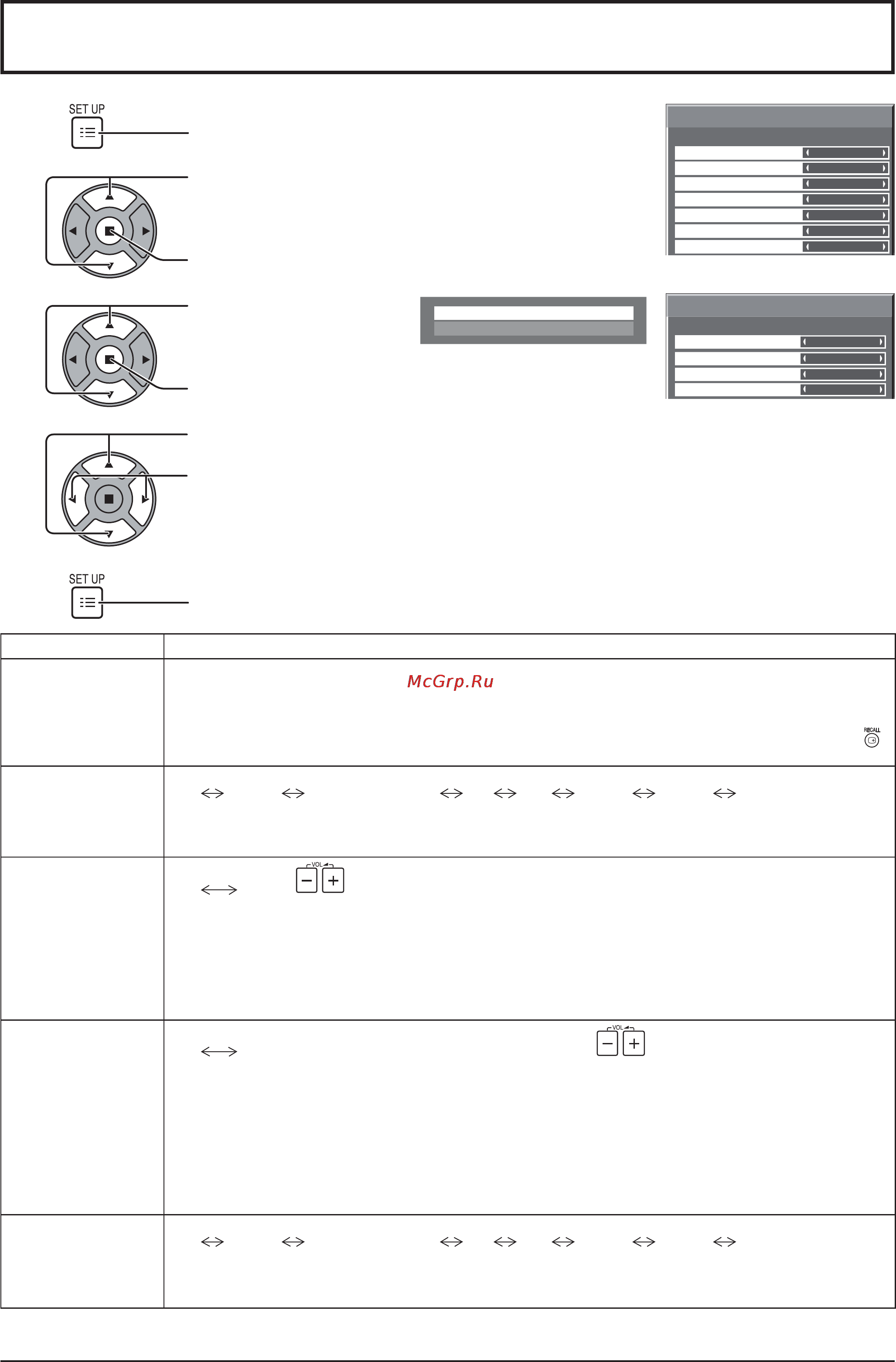 Panasonic TH-42LF20W [41/48] Options adjustments настройка параметров