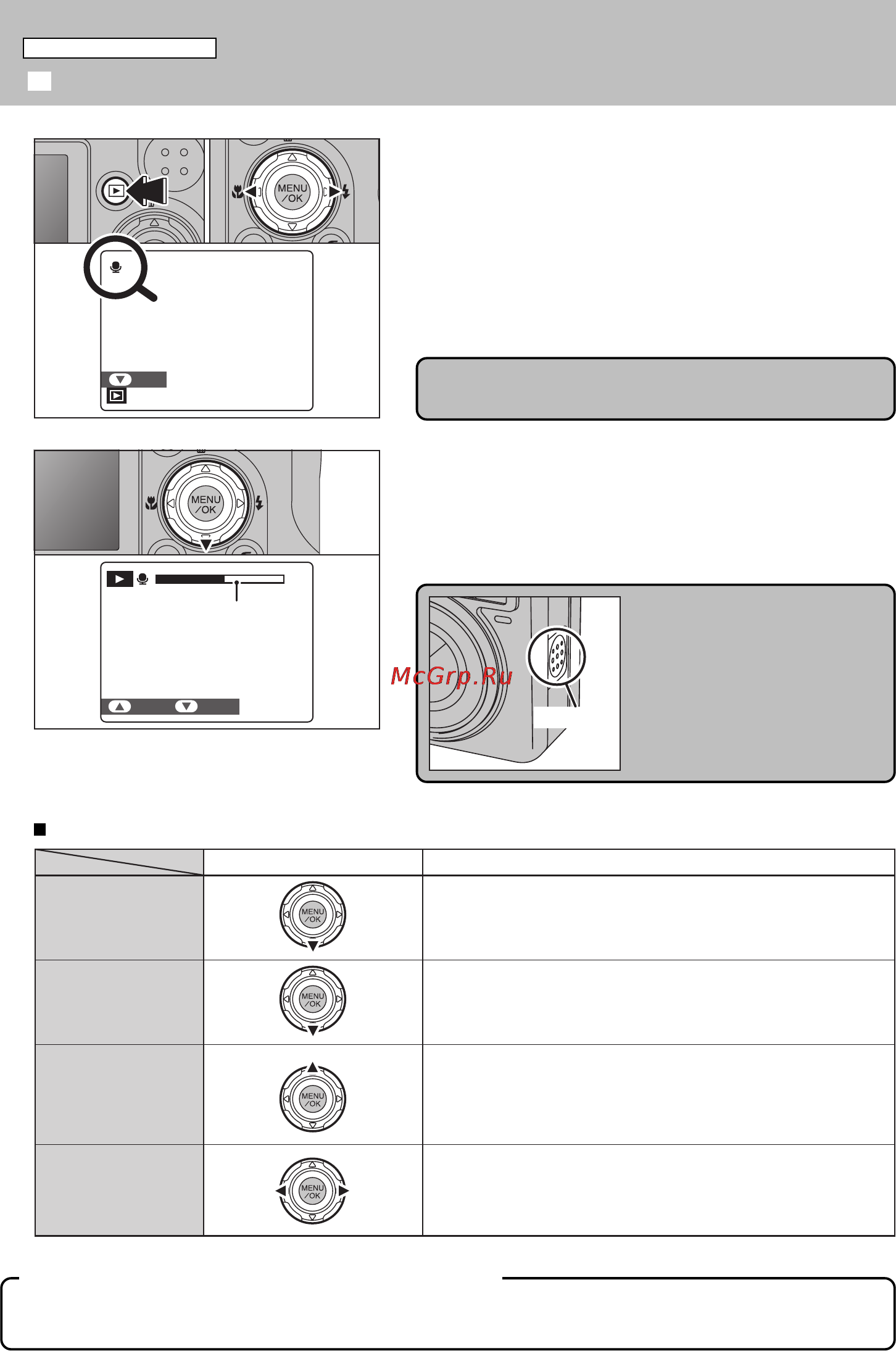 Fujifilm FinePix E900 [81/131] О воспроизведение голосовых заголовков