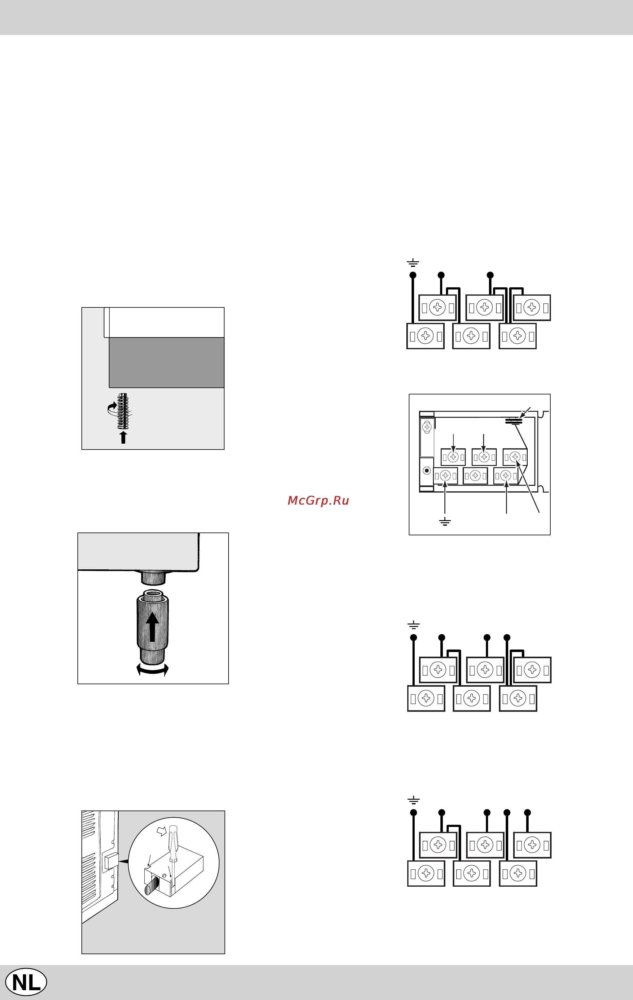 Indesit K6 C51/R [58/68] Het installeren