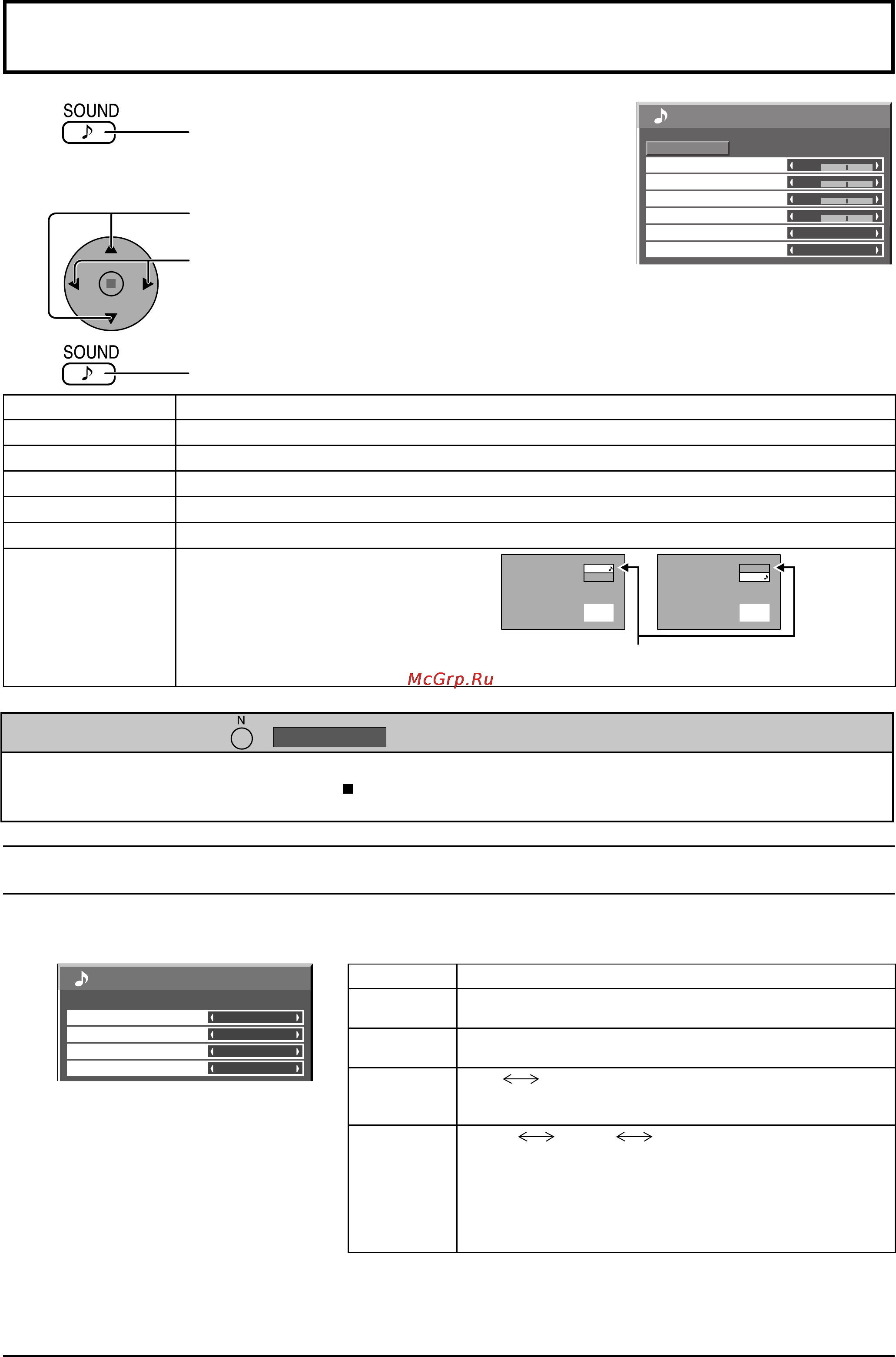 Panasonic TH-103PF12W [33/68] Регулировка звук