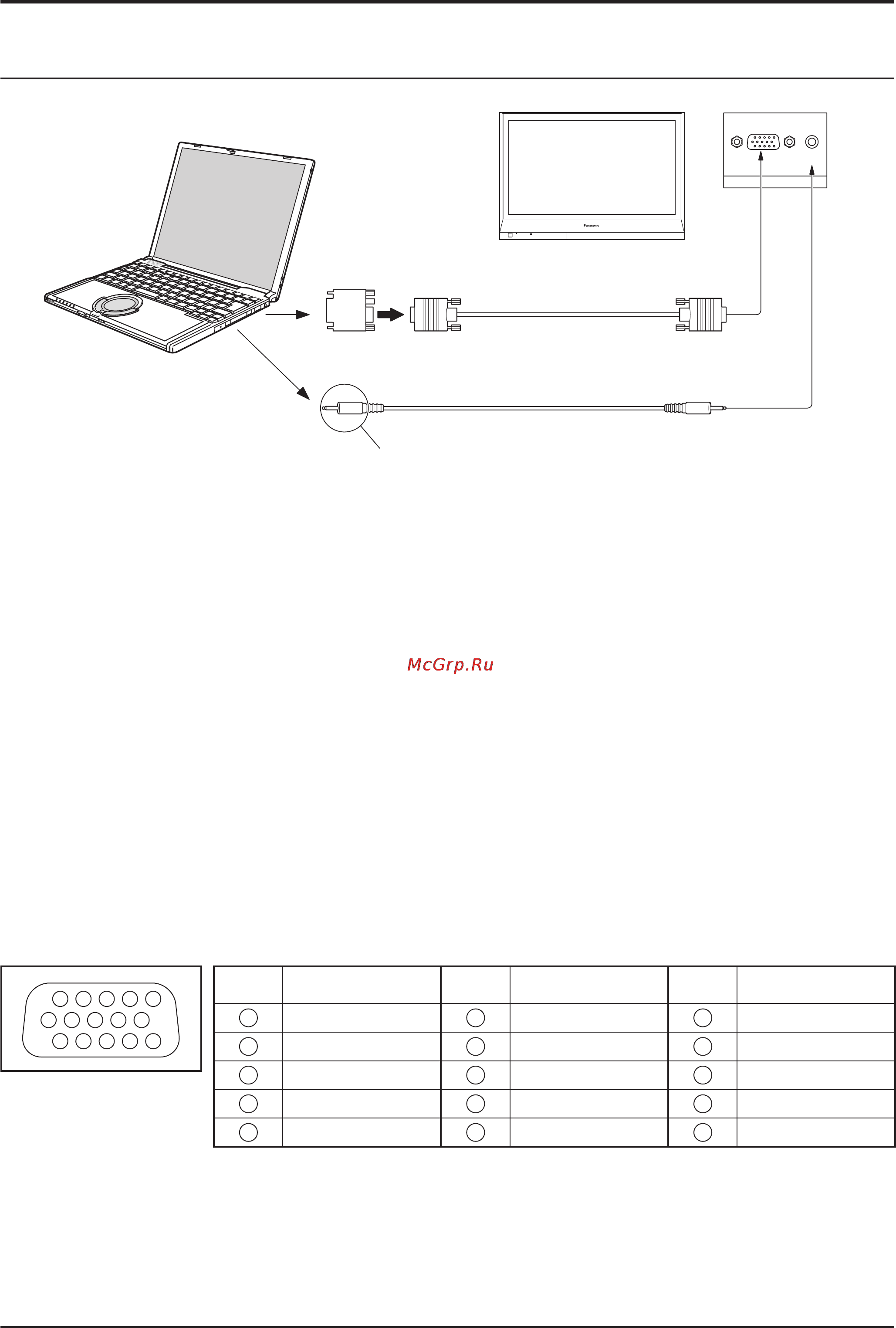 Panasonic TH-37PG9W [10/44] Подсоединения