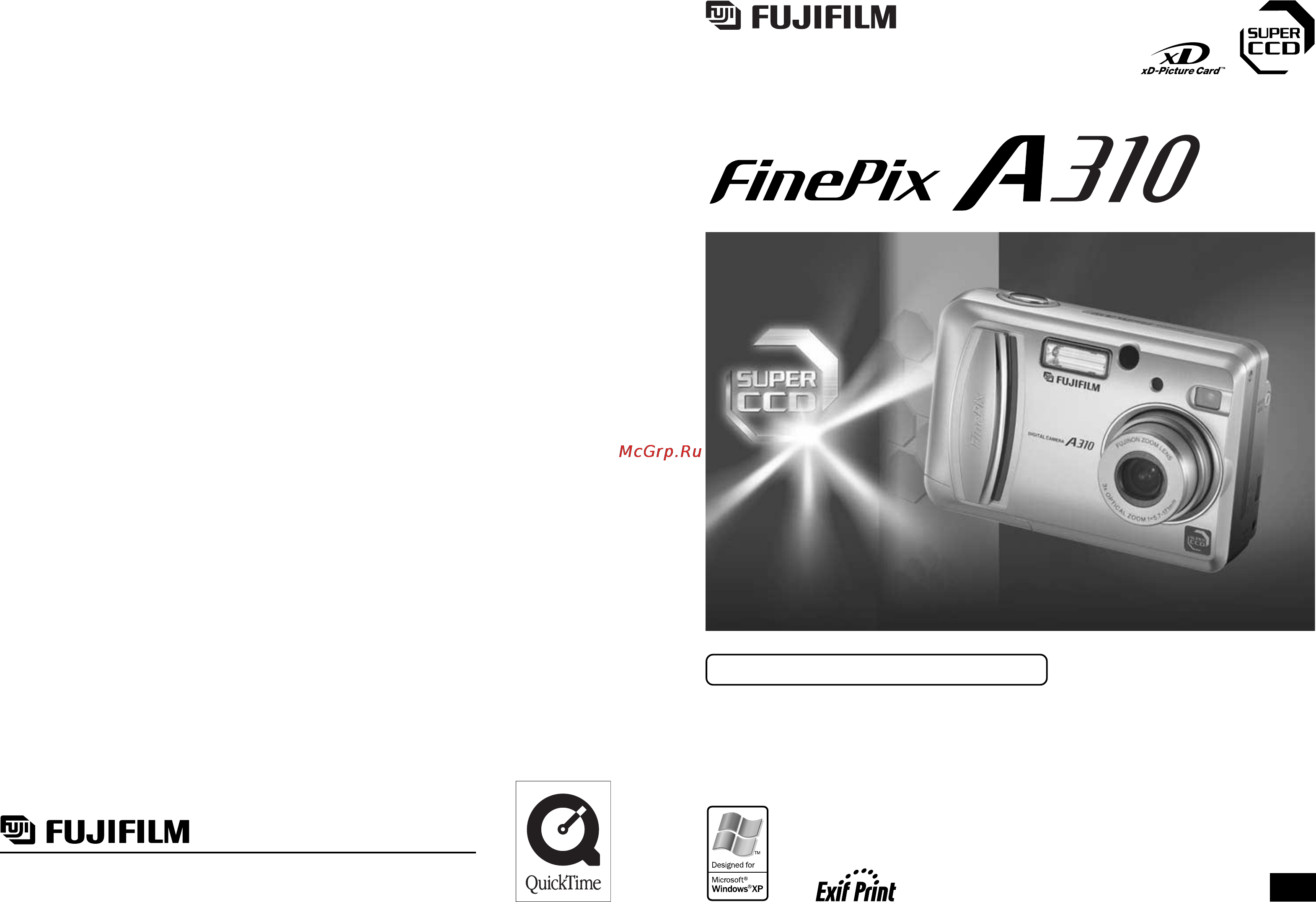 Fujifilm FinePix A310 Инструкция по эксплуатации онлайн