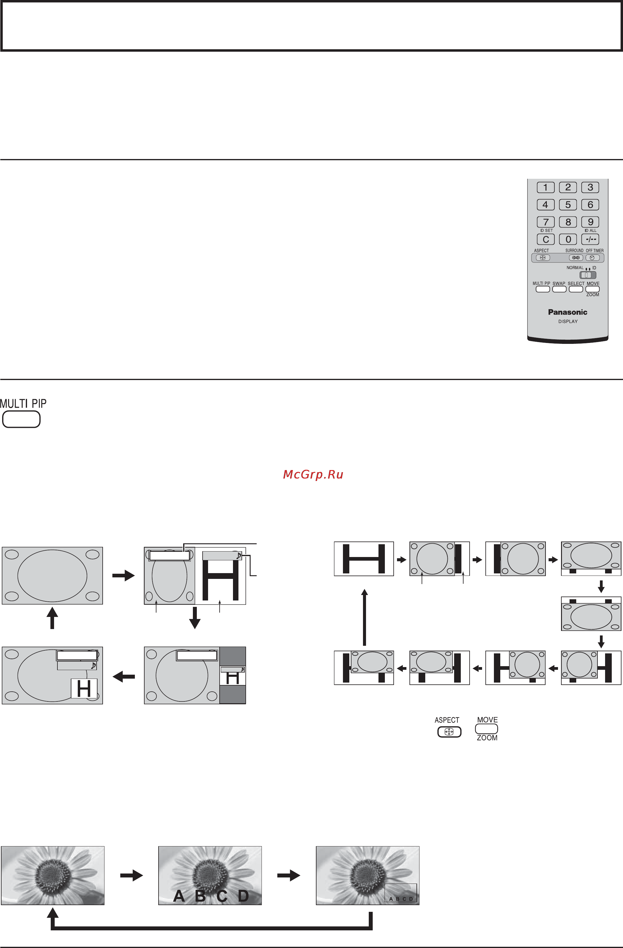 Panasonic TH-65PF11RK [18/56] Multi pip