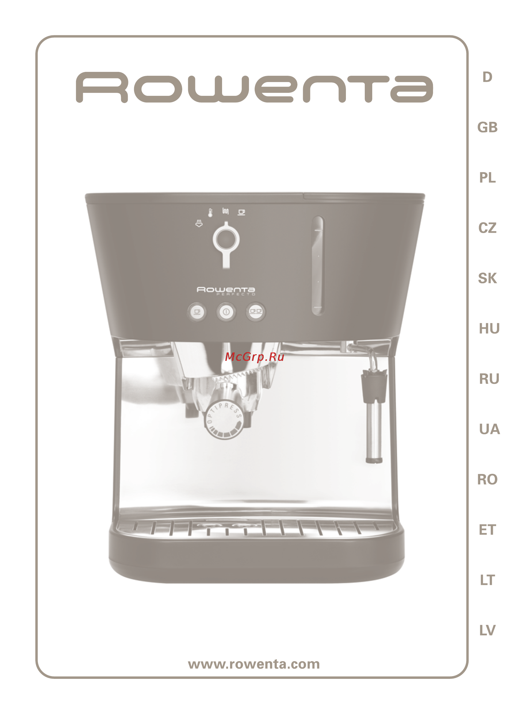 Rowenta ES 440030 Инструкция по эксплуатации онлайн