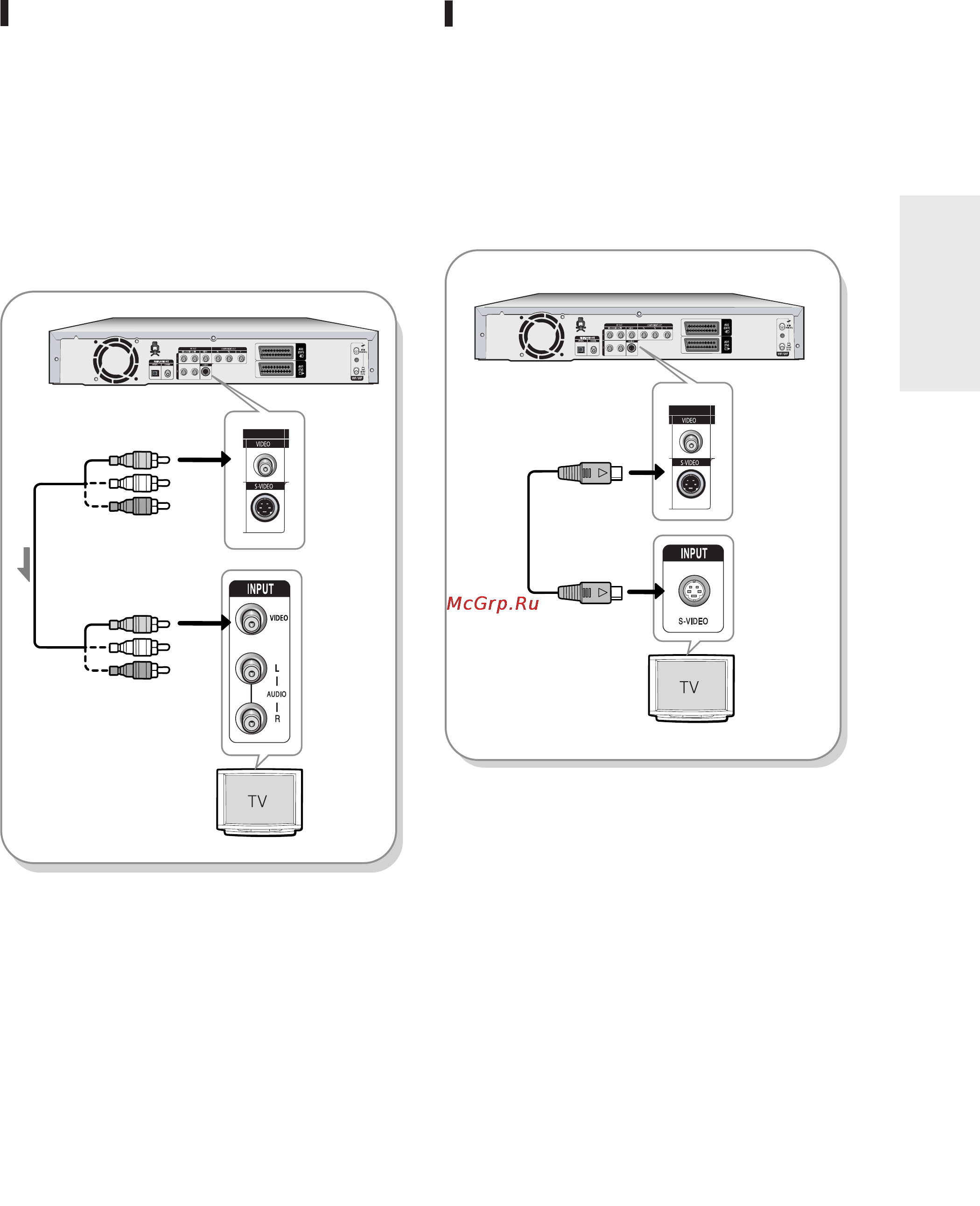 Samsung DVD-R121 [19/180] I случай 1 подключение к разъему