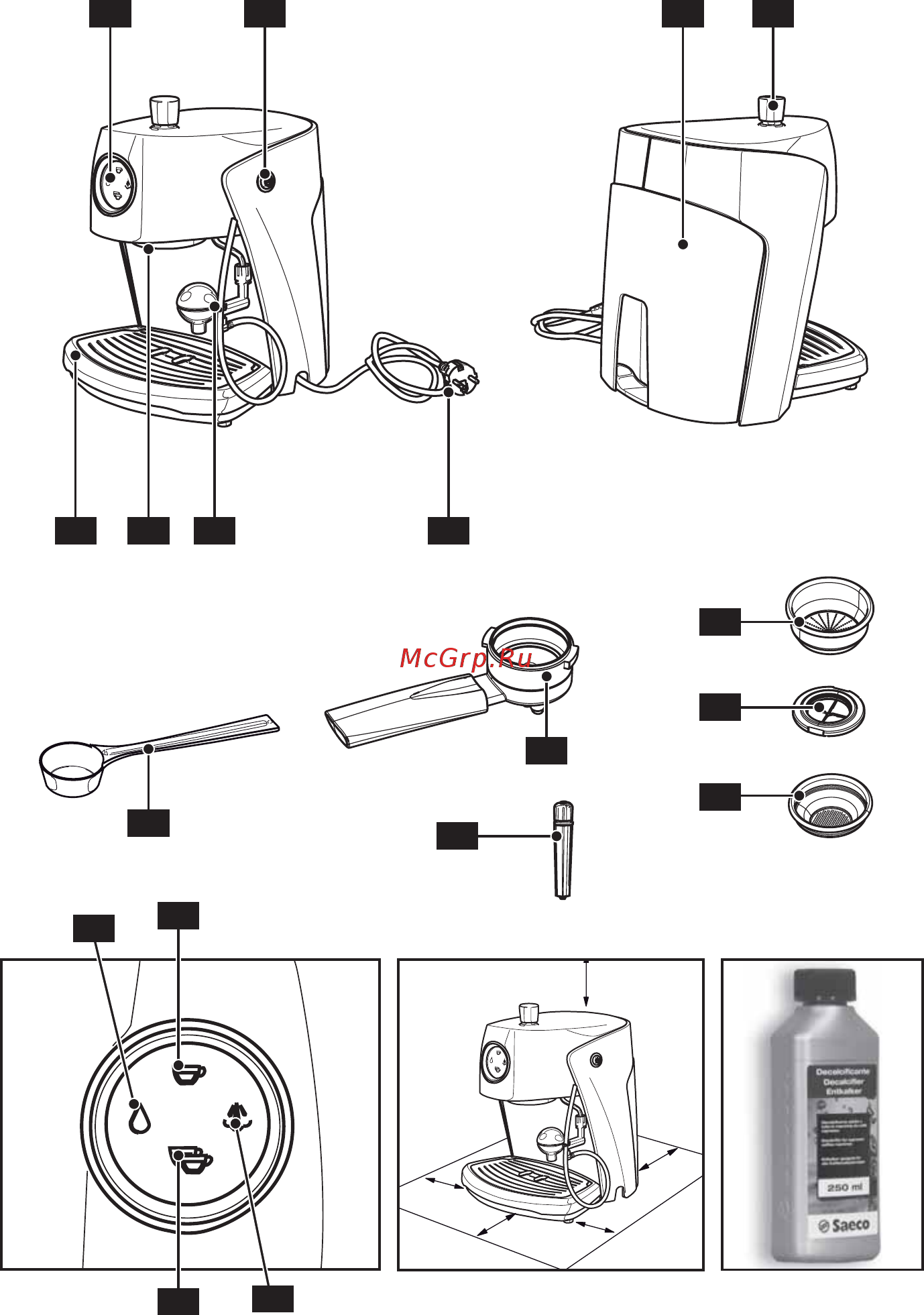 Philips Saeco NINA BAR PLUS (RI9357) Инструкция по эксплуатации онлайн [2/22] 55151