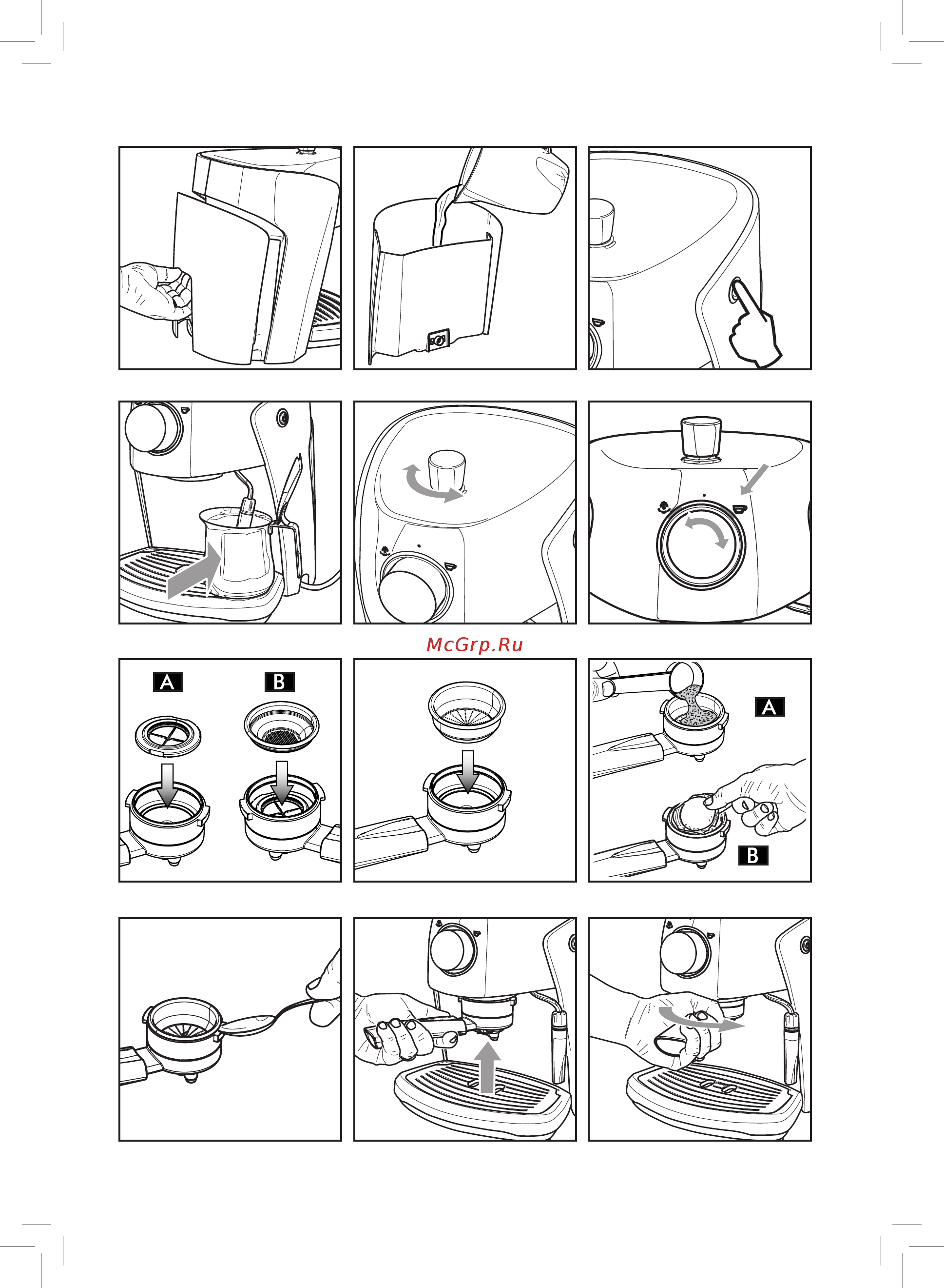Saeco Nina plus Cappuccino RI9355/01 Инструкция по эксплуатации онлайн [3/22] 296487