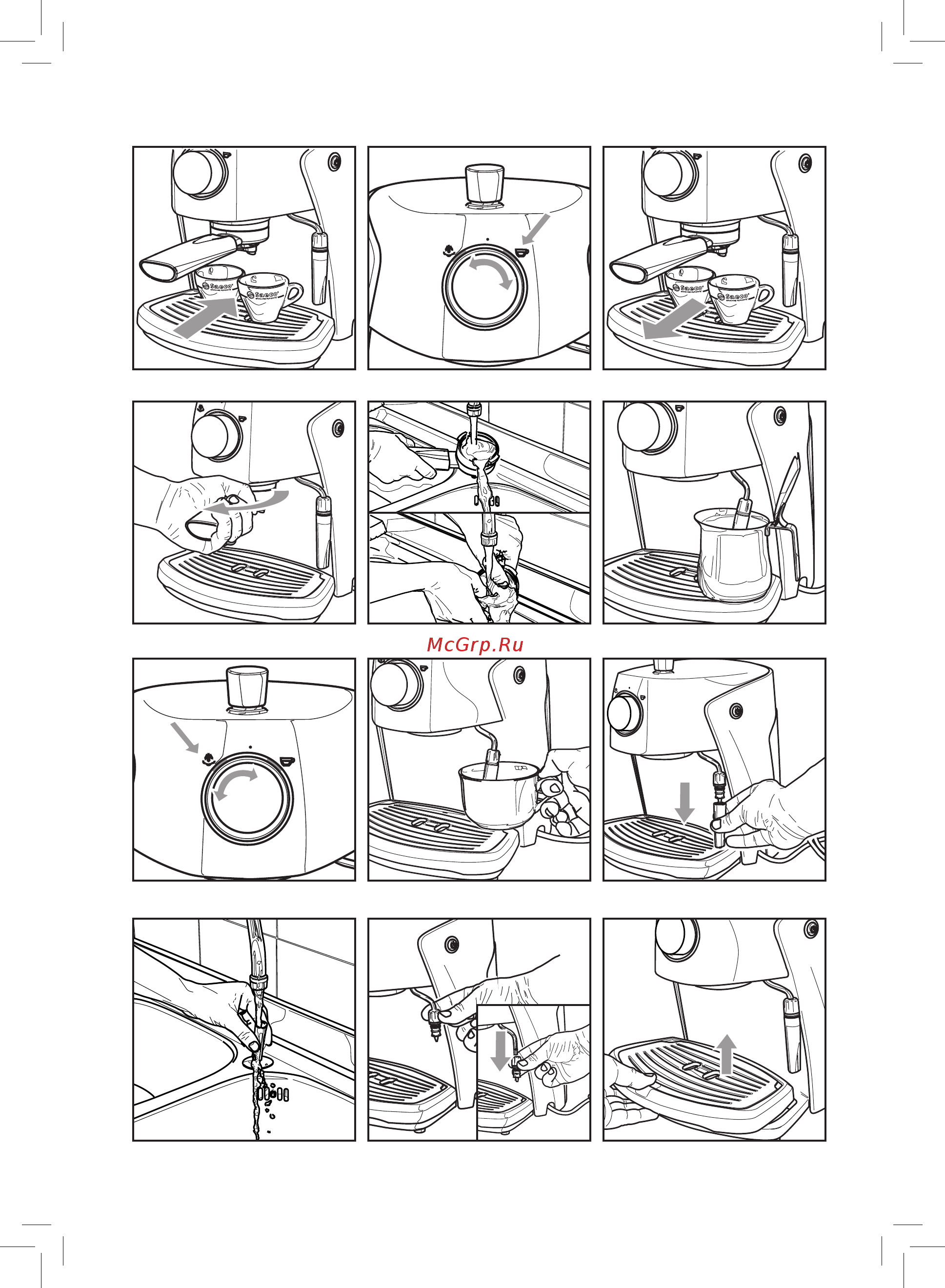 Saeco Nina plus Cappuccino RI9355/01 Инструкция по эксплуатации онлайн [4/22] 296487