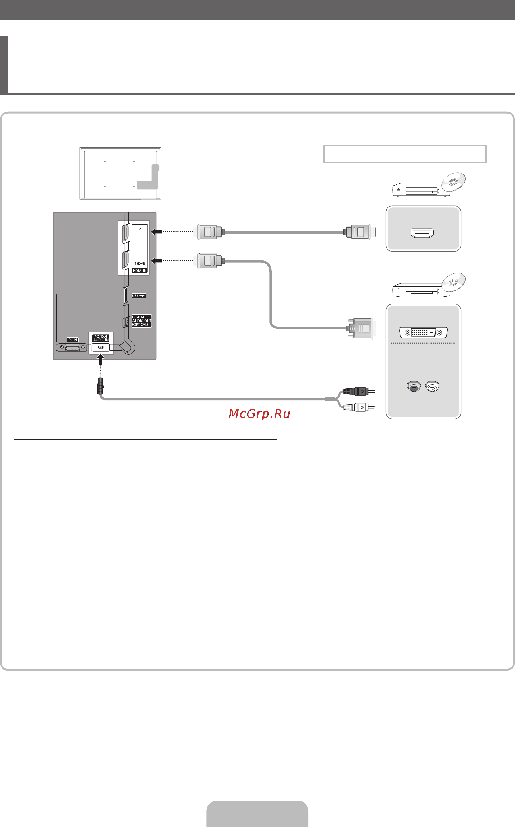 Samsung UE-22 D5010NW [7/207] Подключение к устройству av