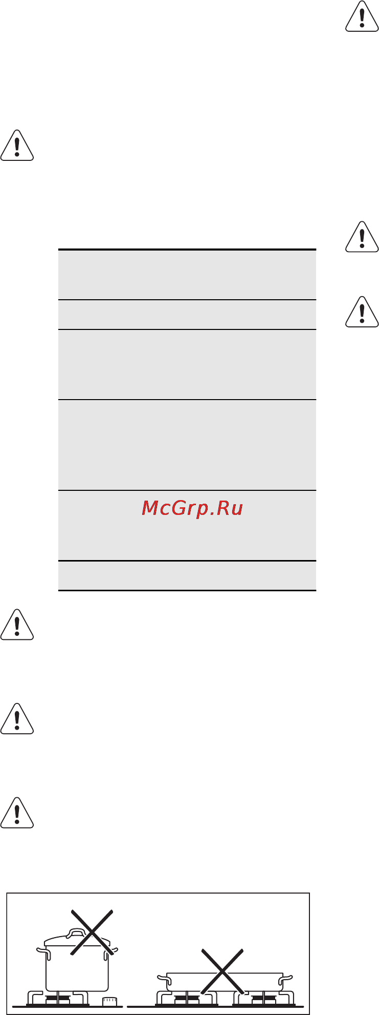 Electrolux EGT 7353 YOK [57/100] Užitočné rady a tipy