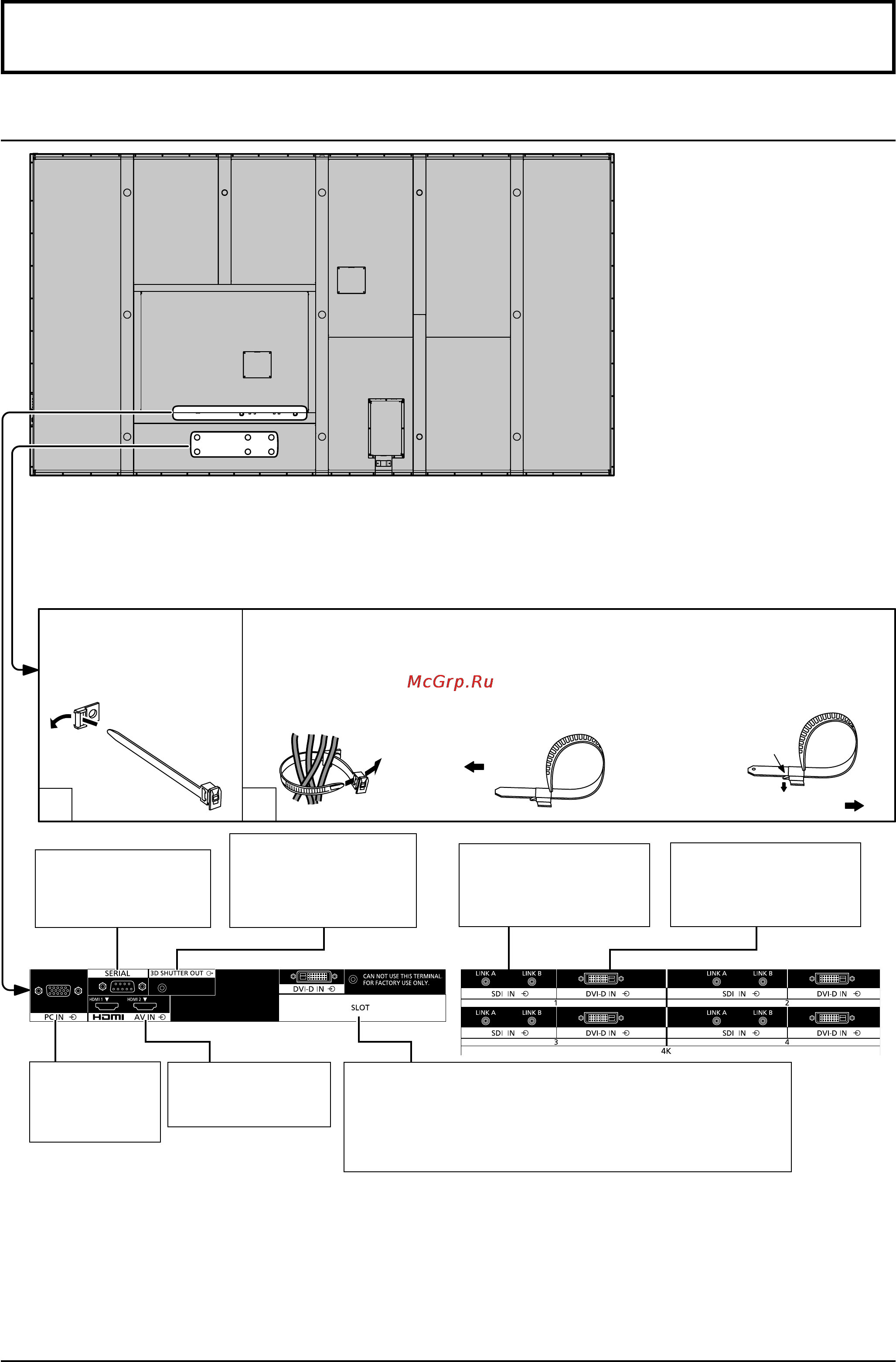 Panasonic TH-152UX1W [11/54] Подсоединения