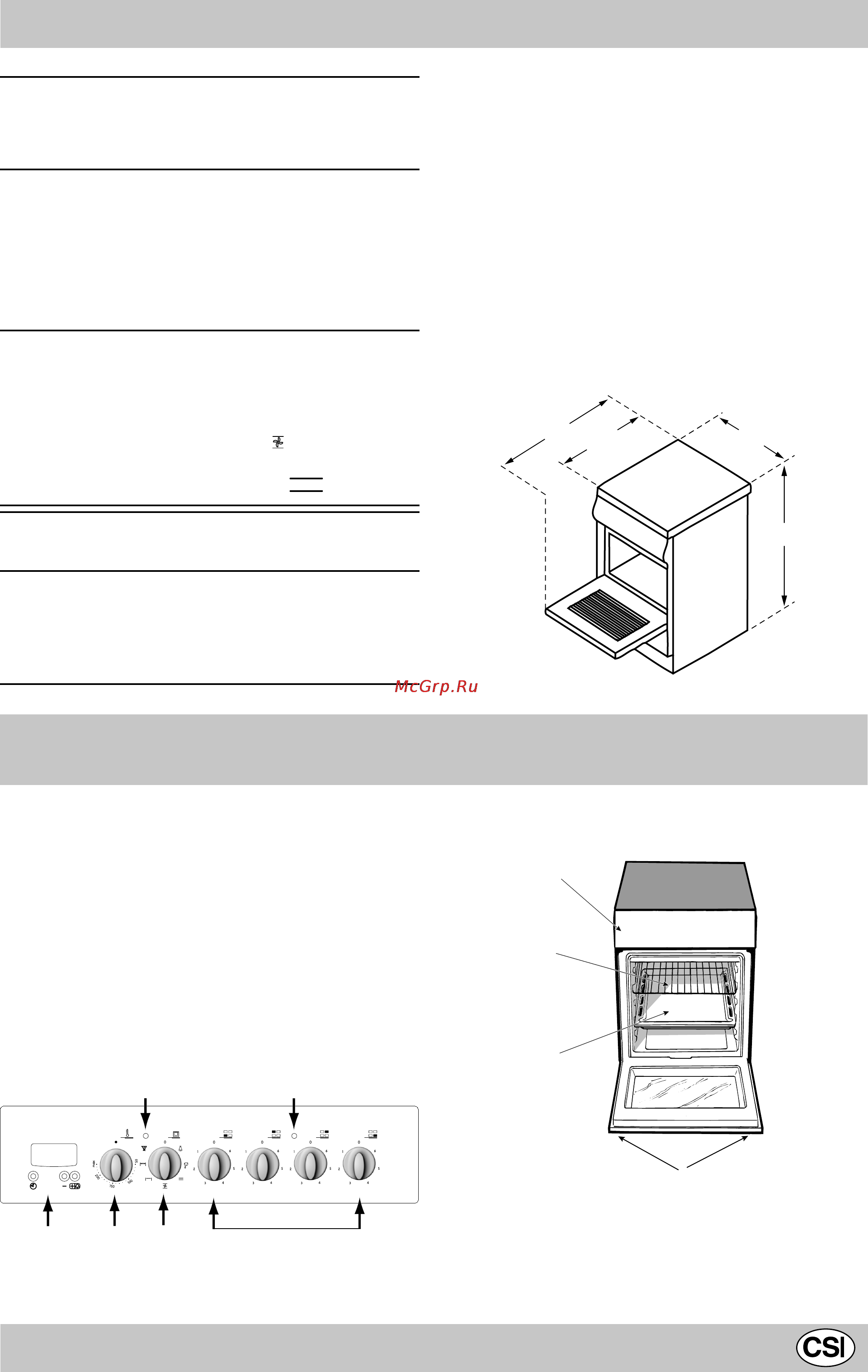 Indesit K3C55/R [25/62] Духовой шкаф