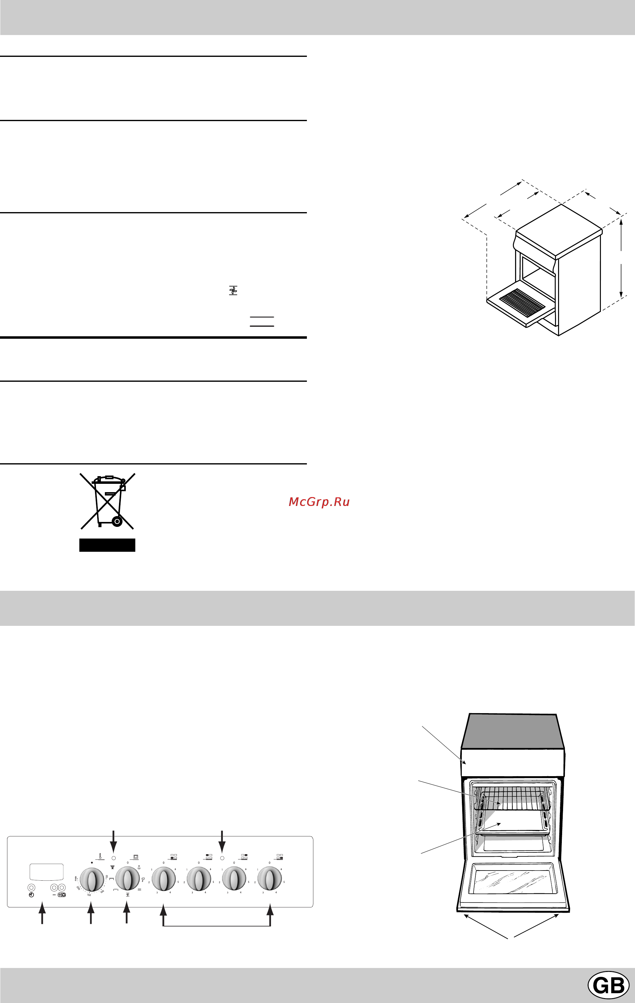 Indesit K3C55/R [5/62] Cooker with multifunctional oven and glass ceramic hob