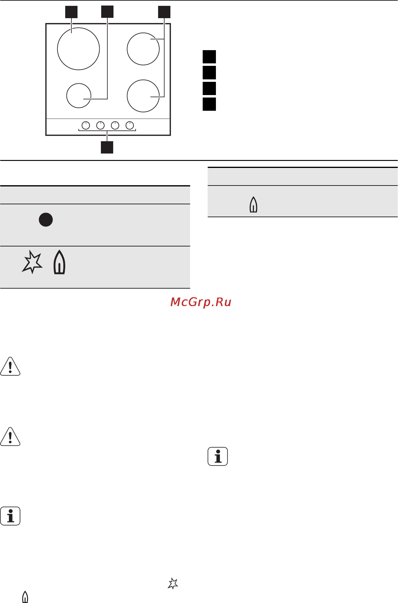 Electrolux EGT 6242 NOK [46/72] Описание изделия