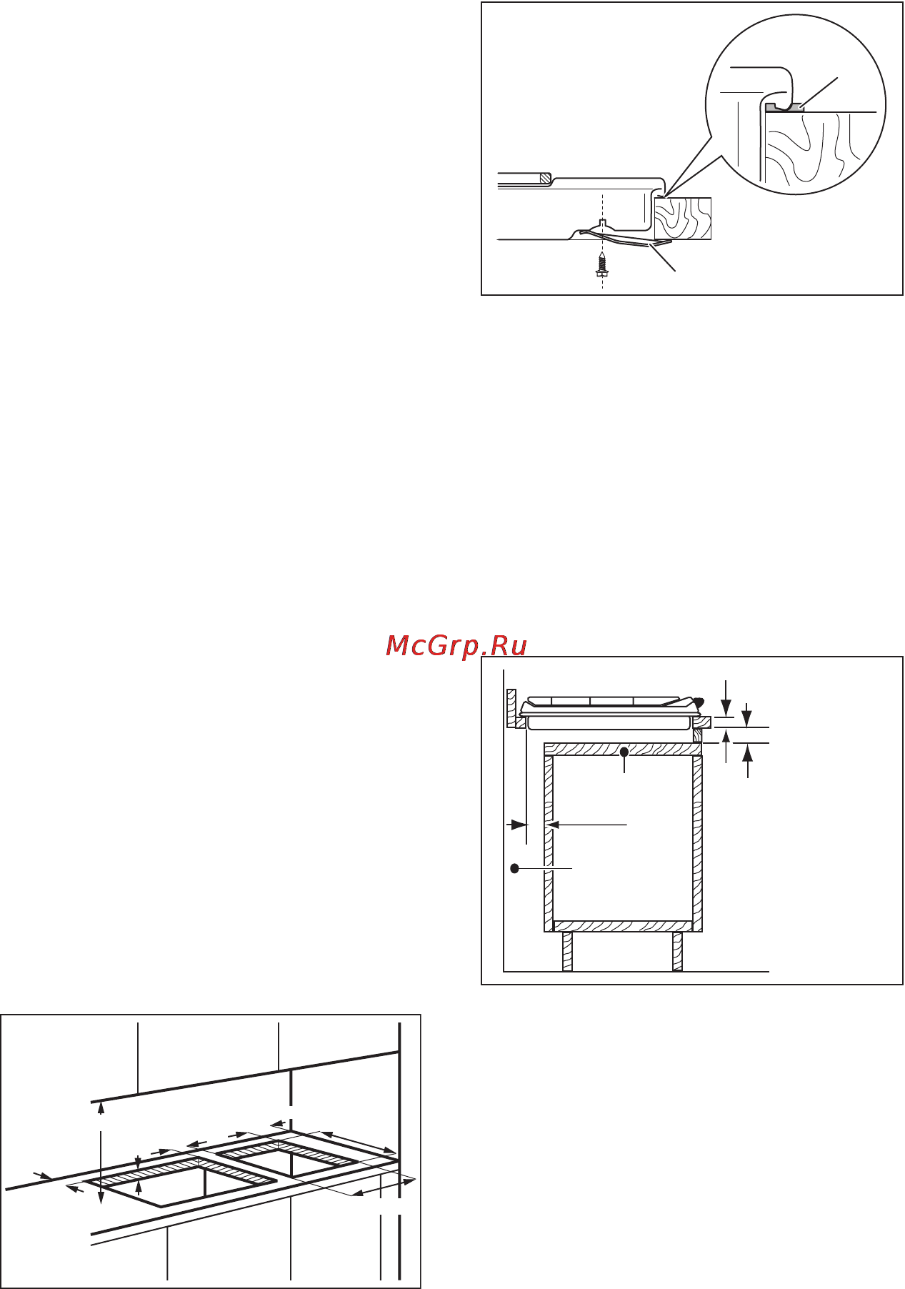 Electrolux EGG 3322 NOX [69/88] Возможности встраивания