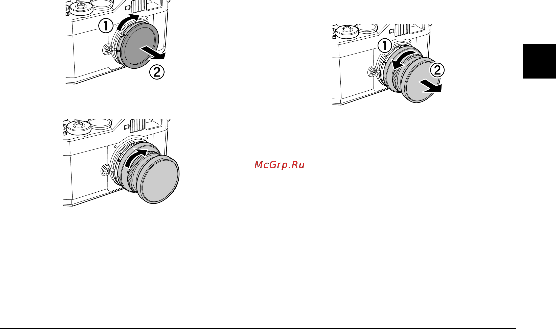 Epson R-D1 [19/55] Снятие объектива с байонетом l