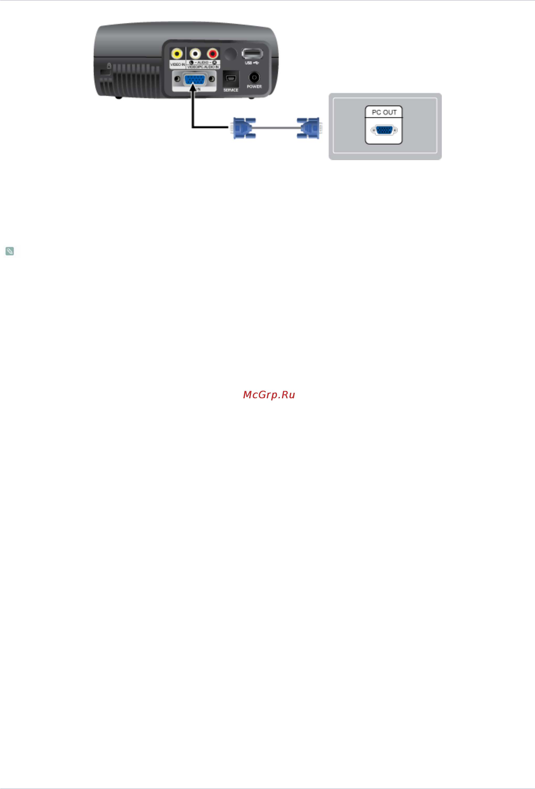Samsung SP-P410M [16/51] 6 подключение к компьютеру