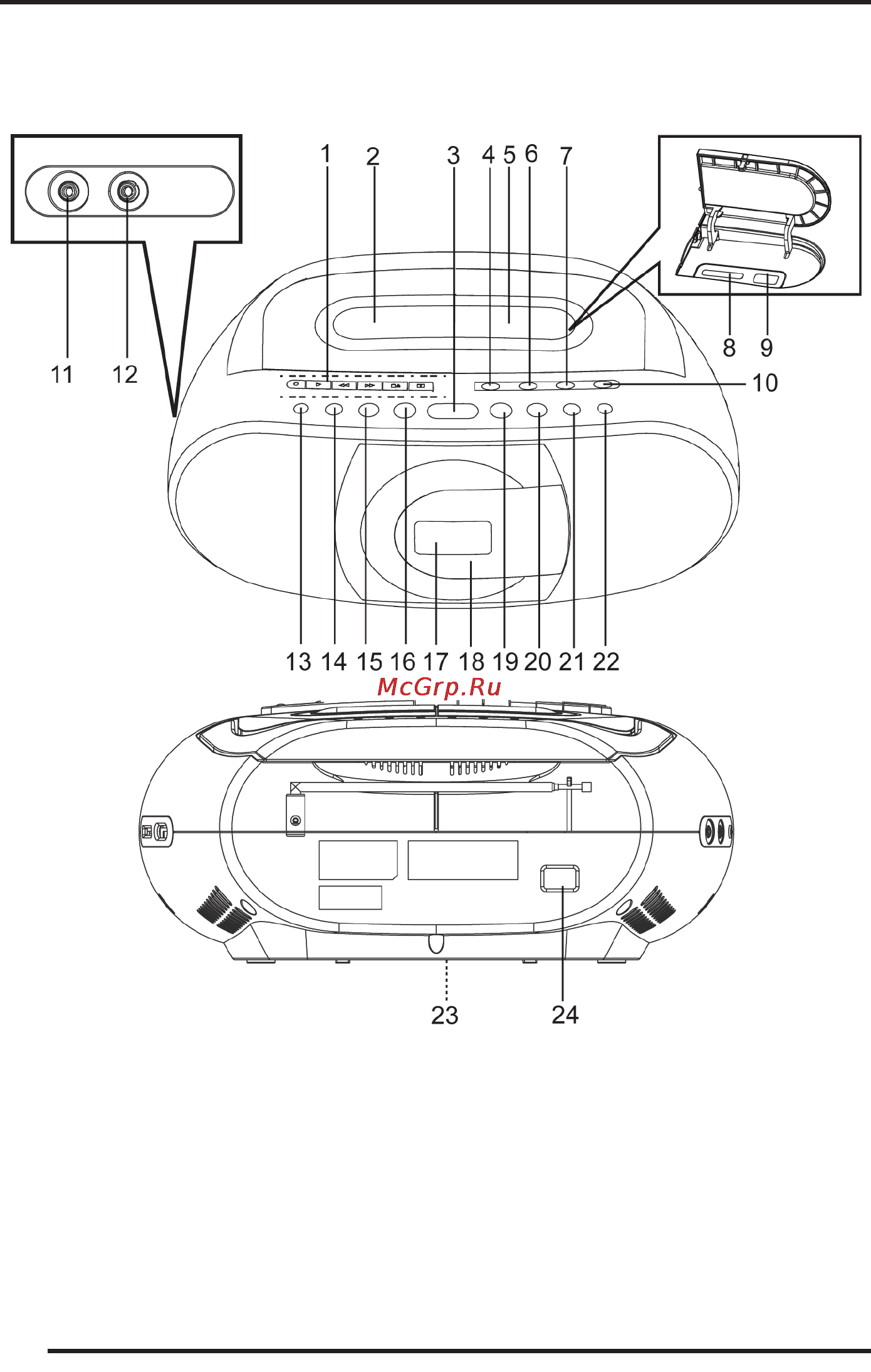 Supra BB-CD108U [6/25] Руководство по эксплуатации