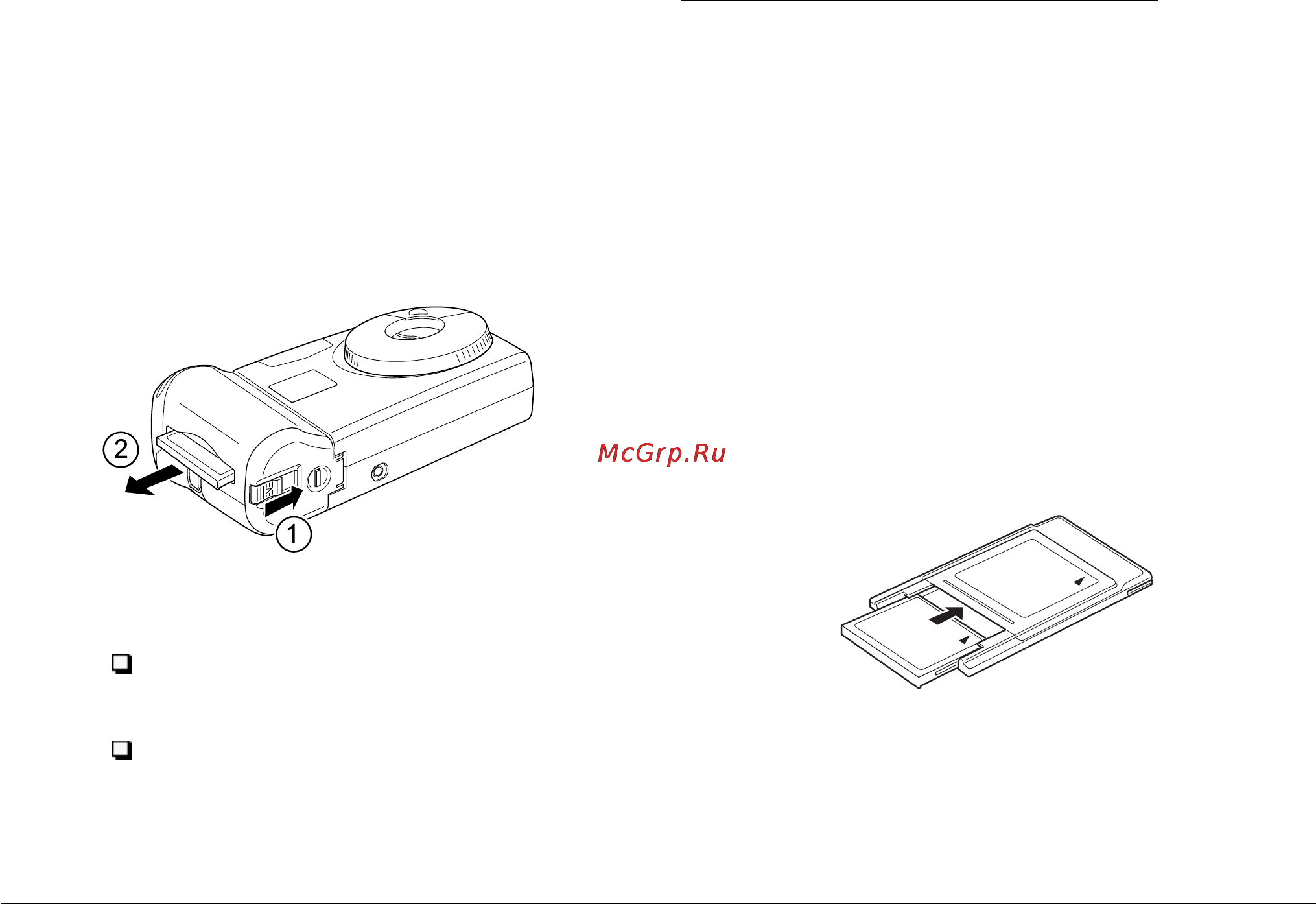 Epson PhotoPC 600 [81/101] Пользование дополнительным адаптером pcmicia