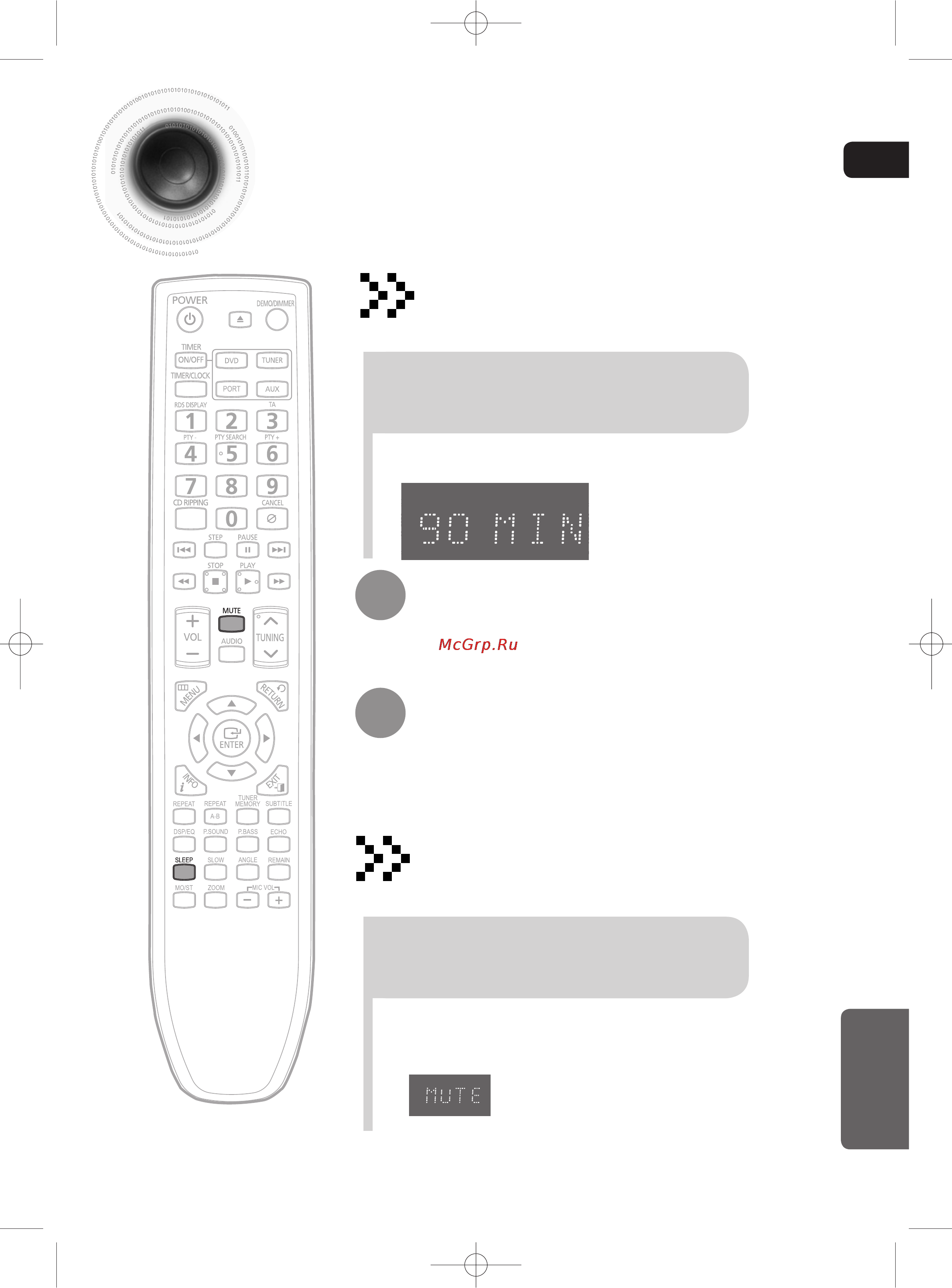 Samsung MM-C430D [60/68] Функция таймера выключения отключения звука