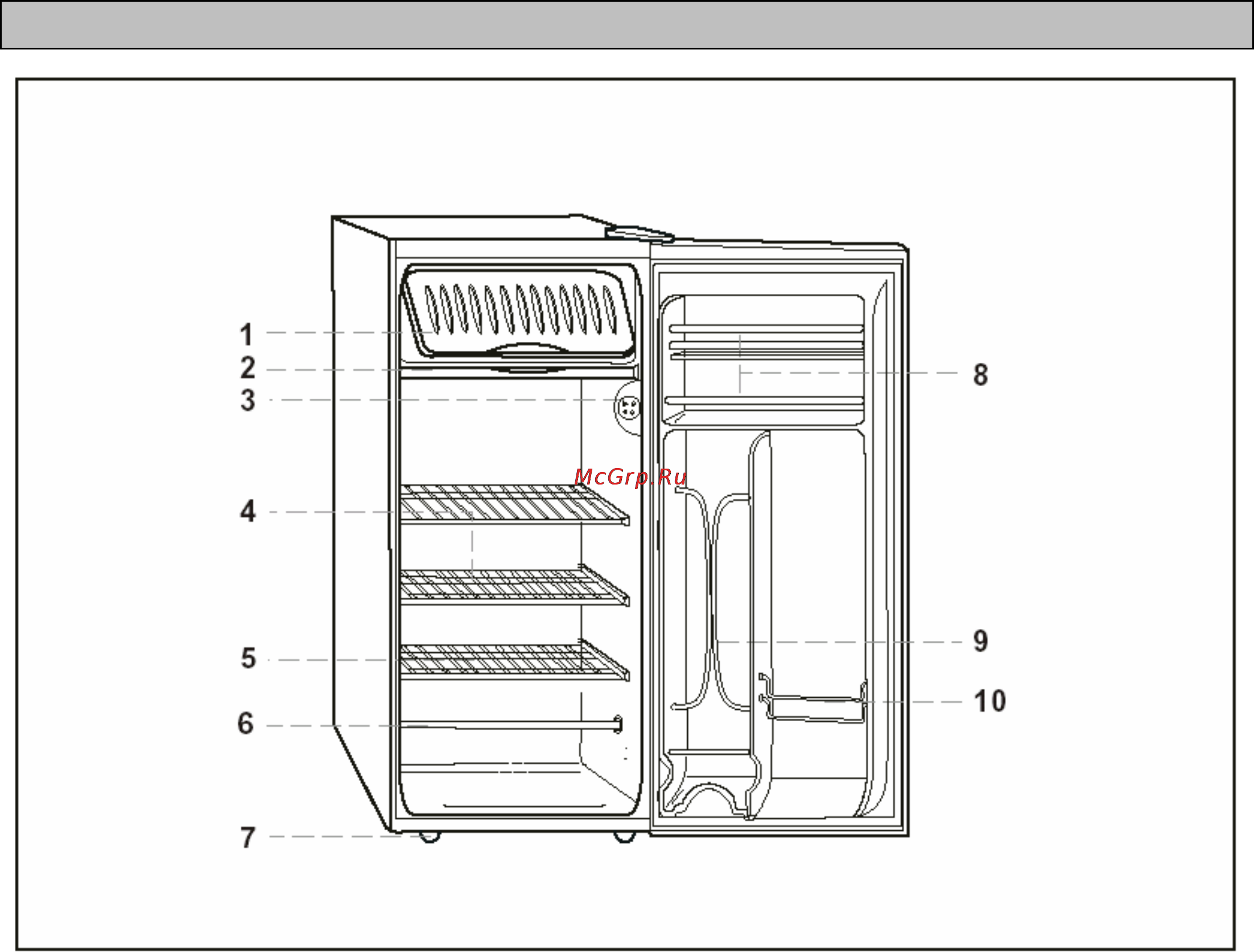 Samsung SG06DCGWHN [7/18] Вид холодильника спереди модель srg 148 sg15dcgwhn