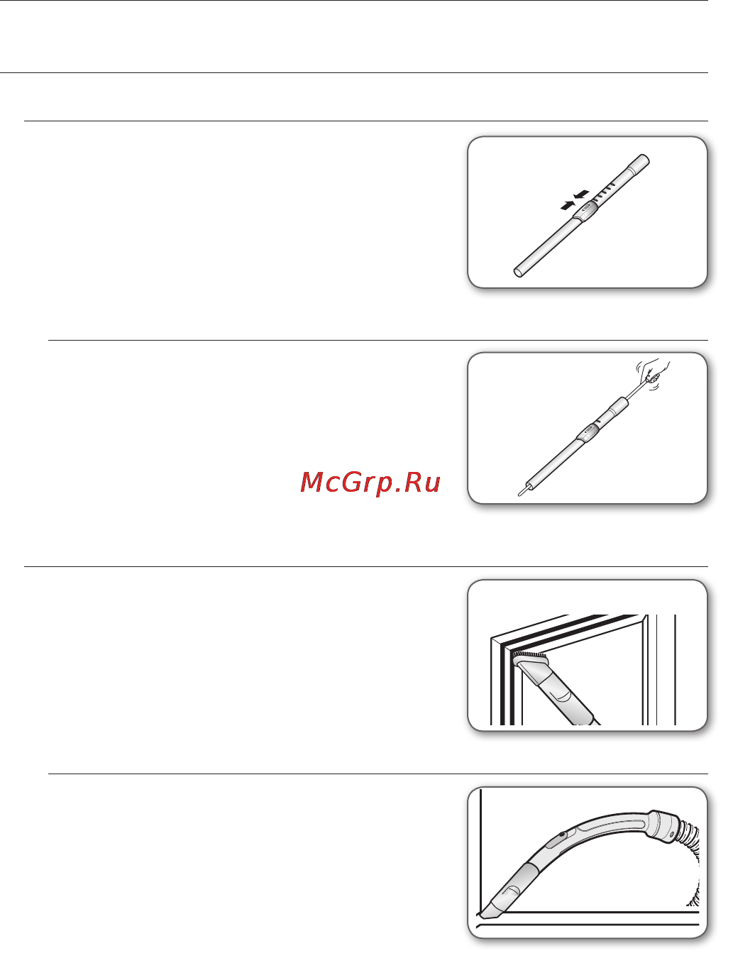 Samsung SC-5250V32 [8/32] Использование и уход за насадками и фильтром