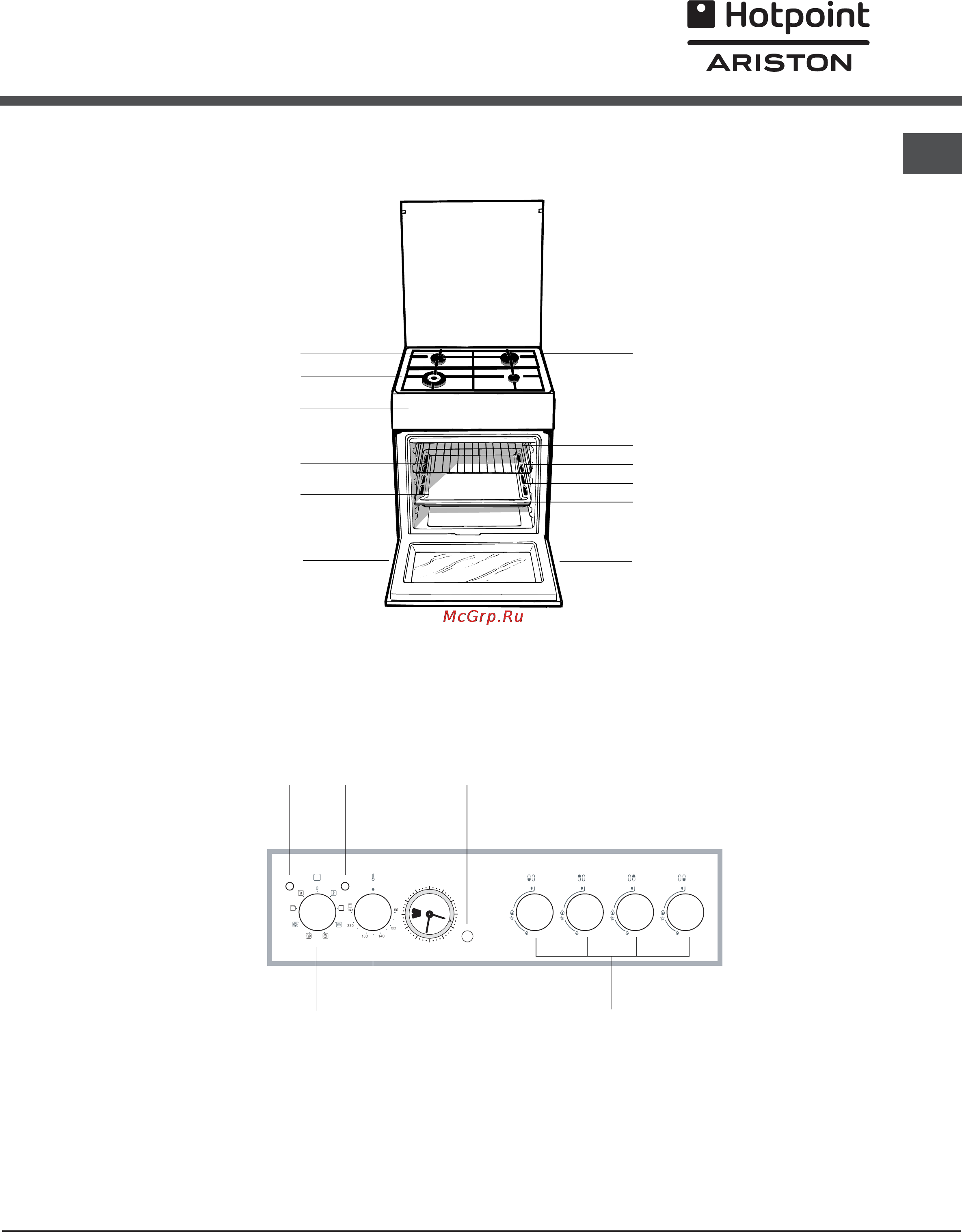 Hotpoint-Ariston CX 65 SP4 R/HA [19/52] Description of the appliance