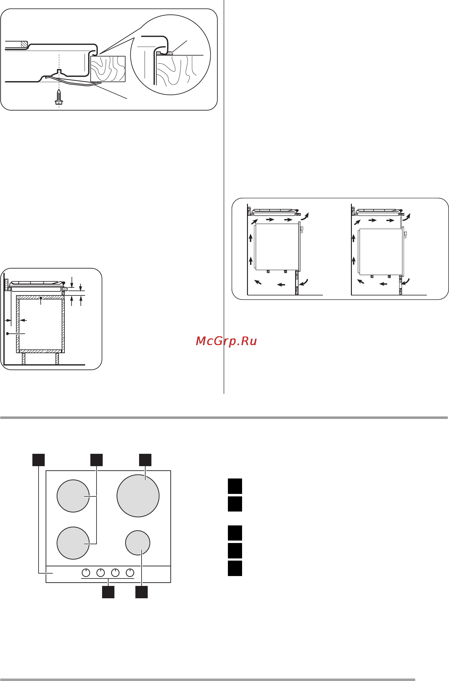 Zanussi ZGG 62414 BA [33/68] Описание изделия