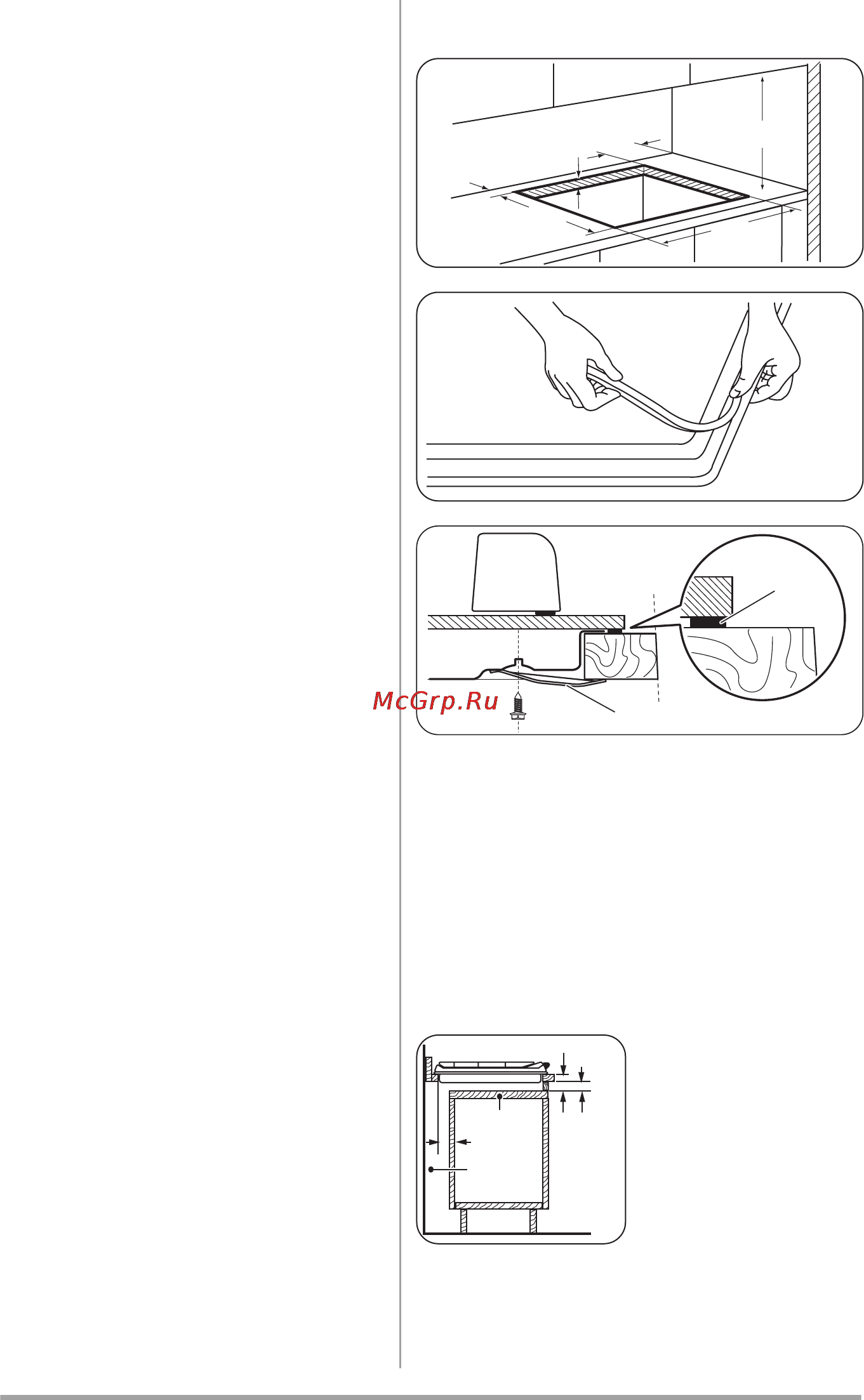 Zanussi ZGO 62414 BA [32/68] Вградување