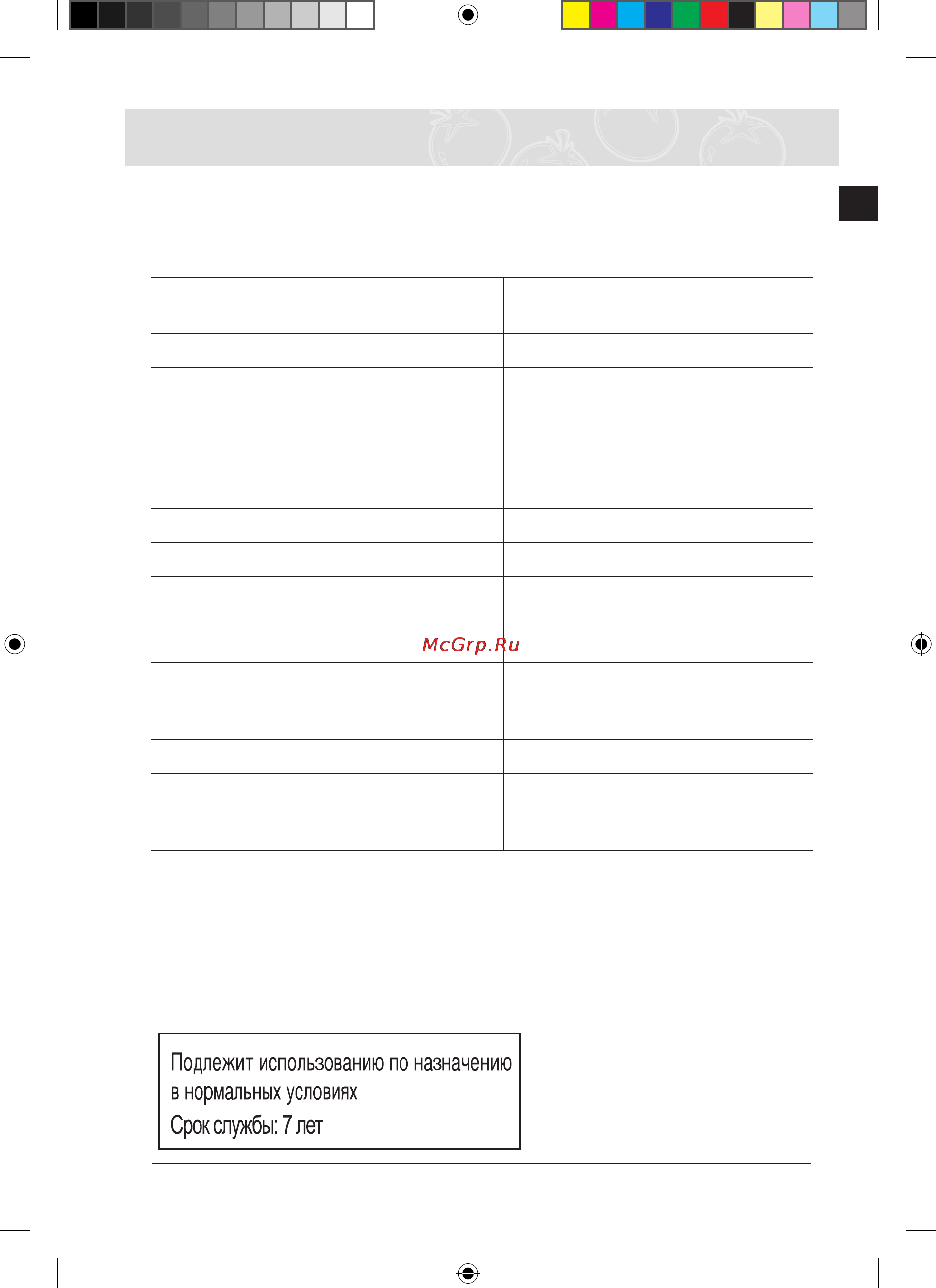 Samsung FQ159 STR [47/48] Технические характеристики