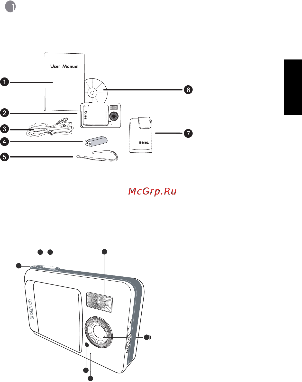 Benq DC C610 [7/34] Ðóêîâîäñòâî ïîëüçîâàòåëÿ benq dc 5530