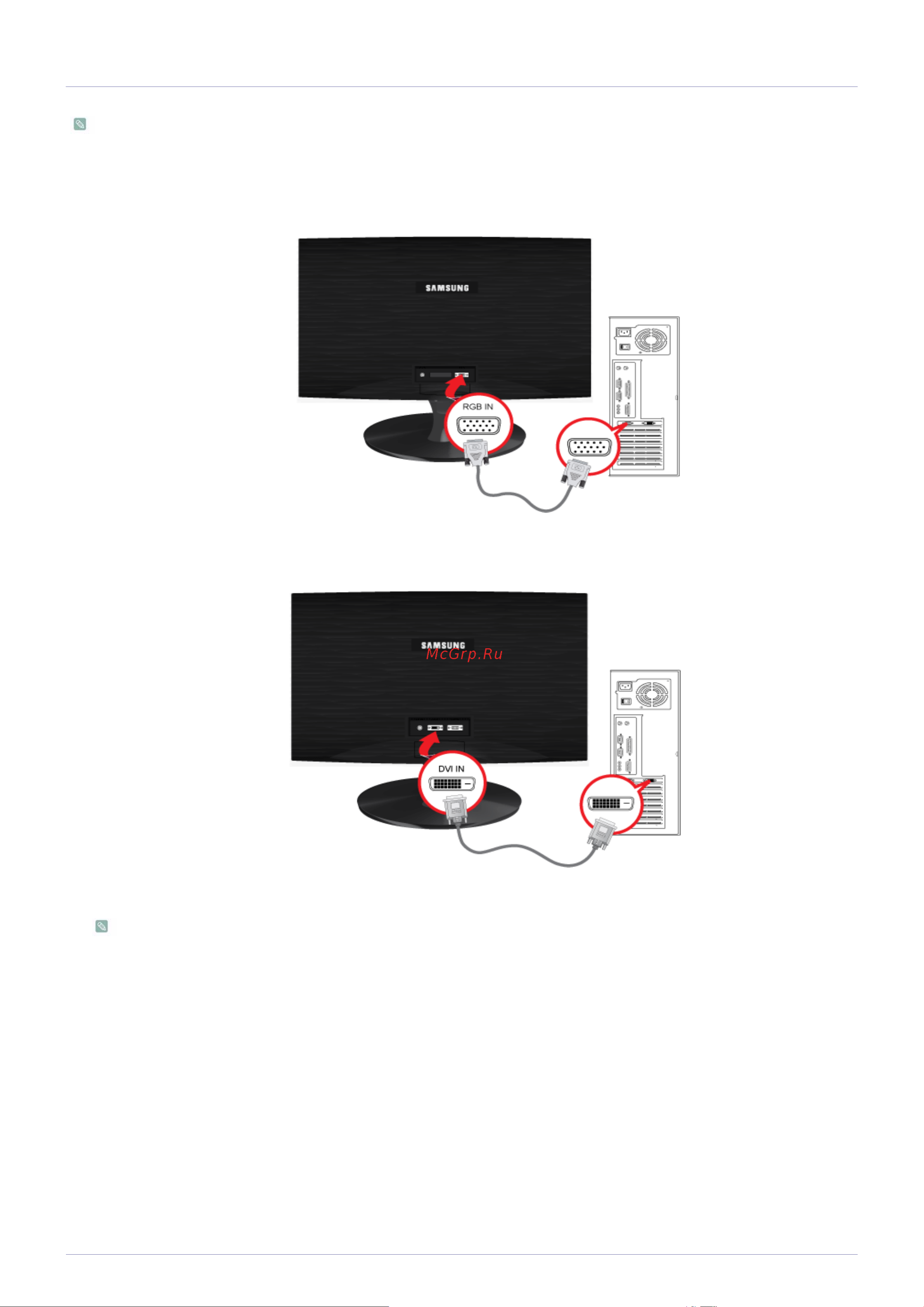 Samsung S23A300B [17/72] 3 подключение к компьютеру