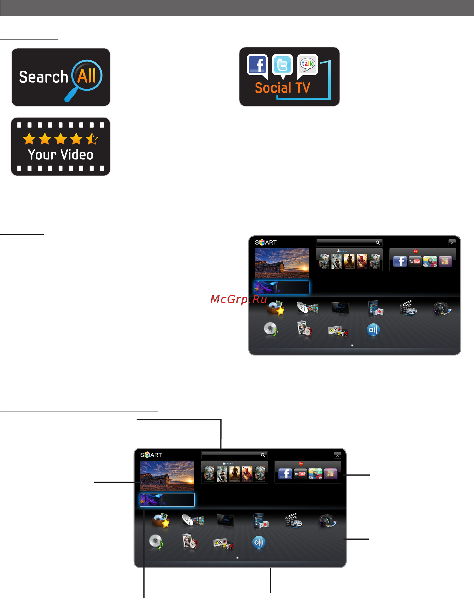 Samsung T23A750 (EX/CI) [47/77] Начало работы со smart hub