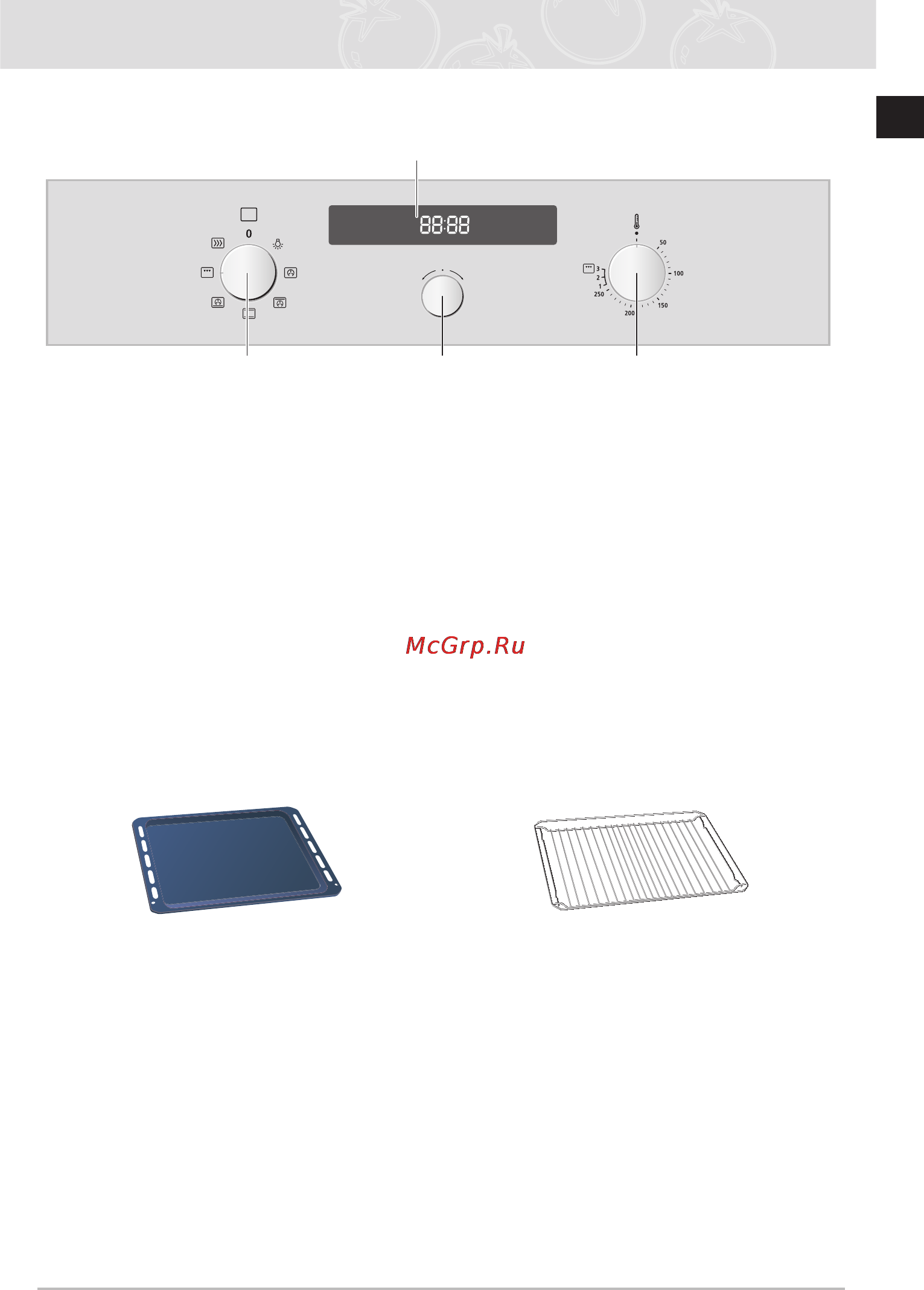 Samsung BF641FGB [5/12] Органы управления