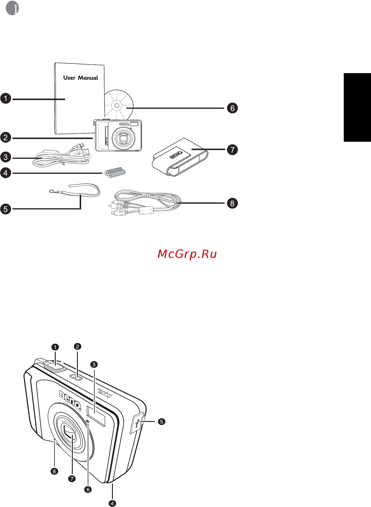 Benq DC C1050 [7/31] Русский