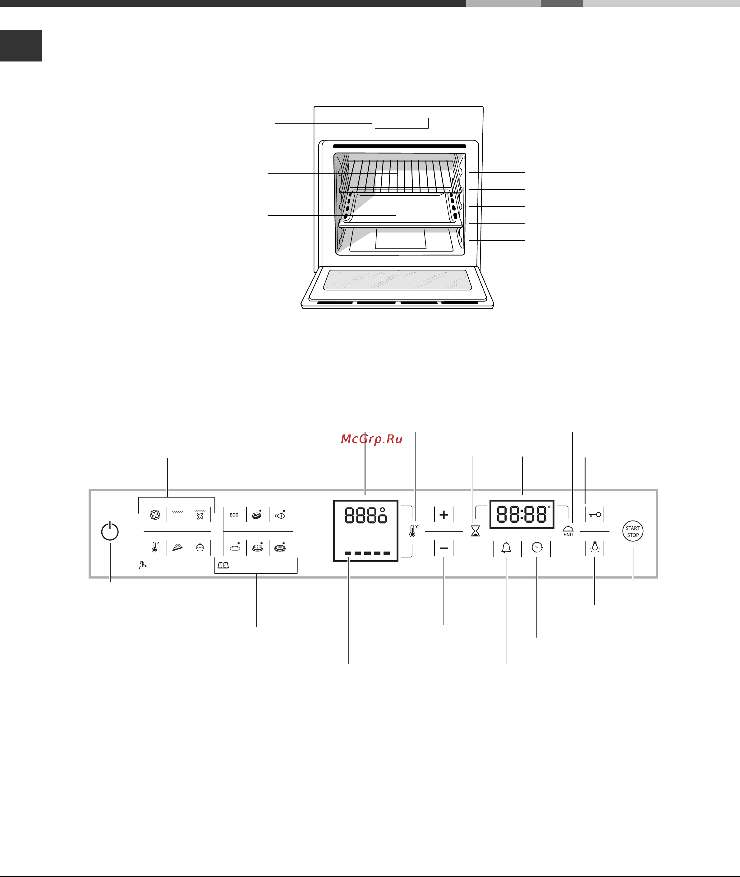 Ariston 7OFKQ 1038EC [4/76] Beschrijving van het apparaat