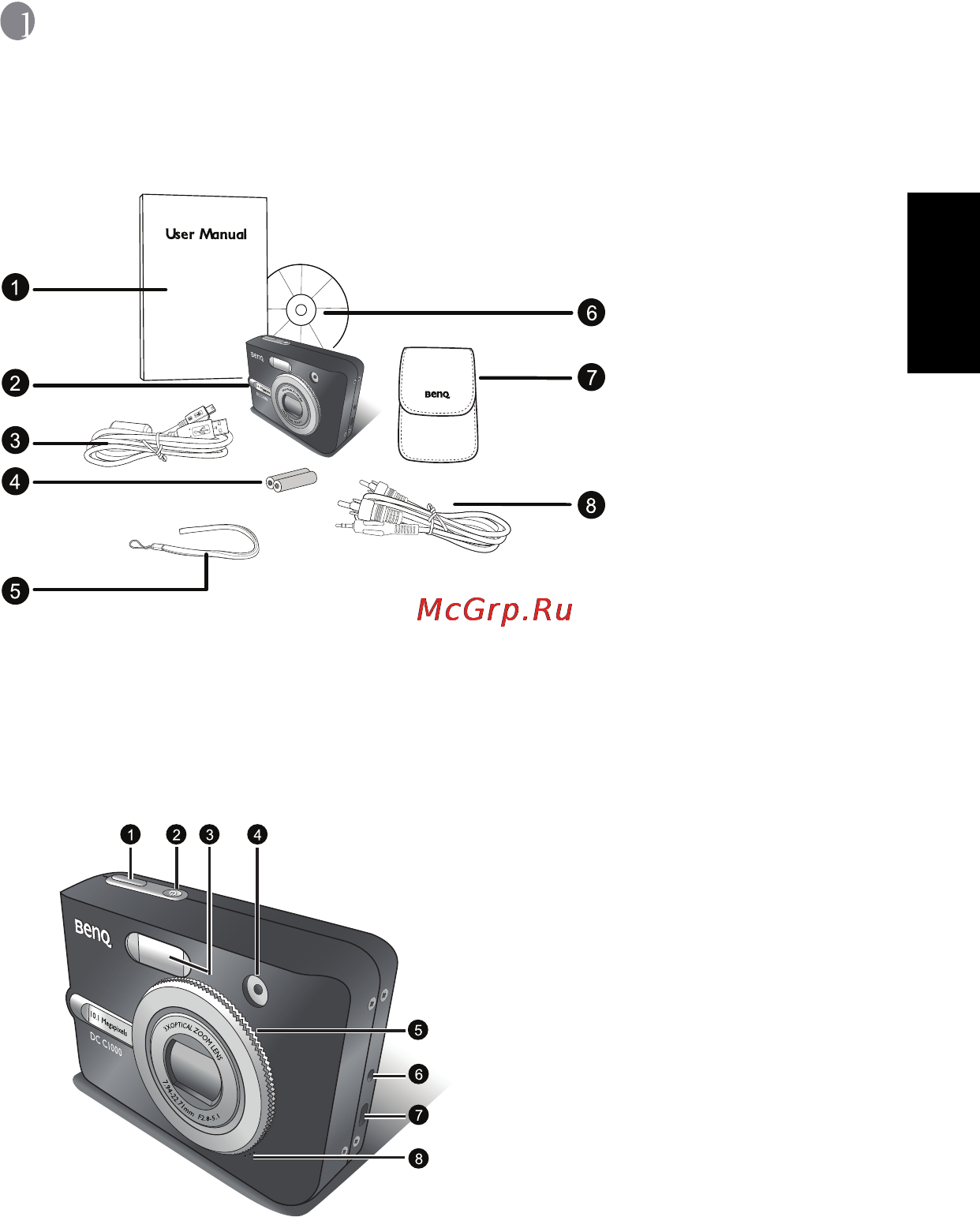 Benq DC C1000 [5/32] Русский
