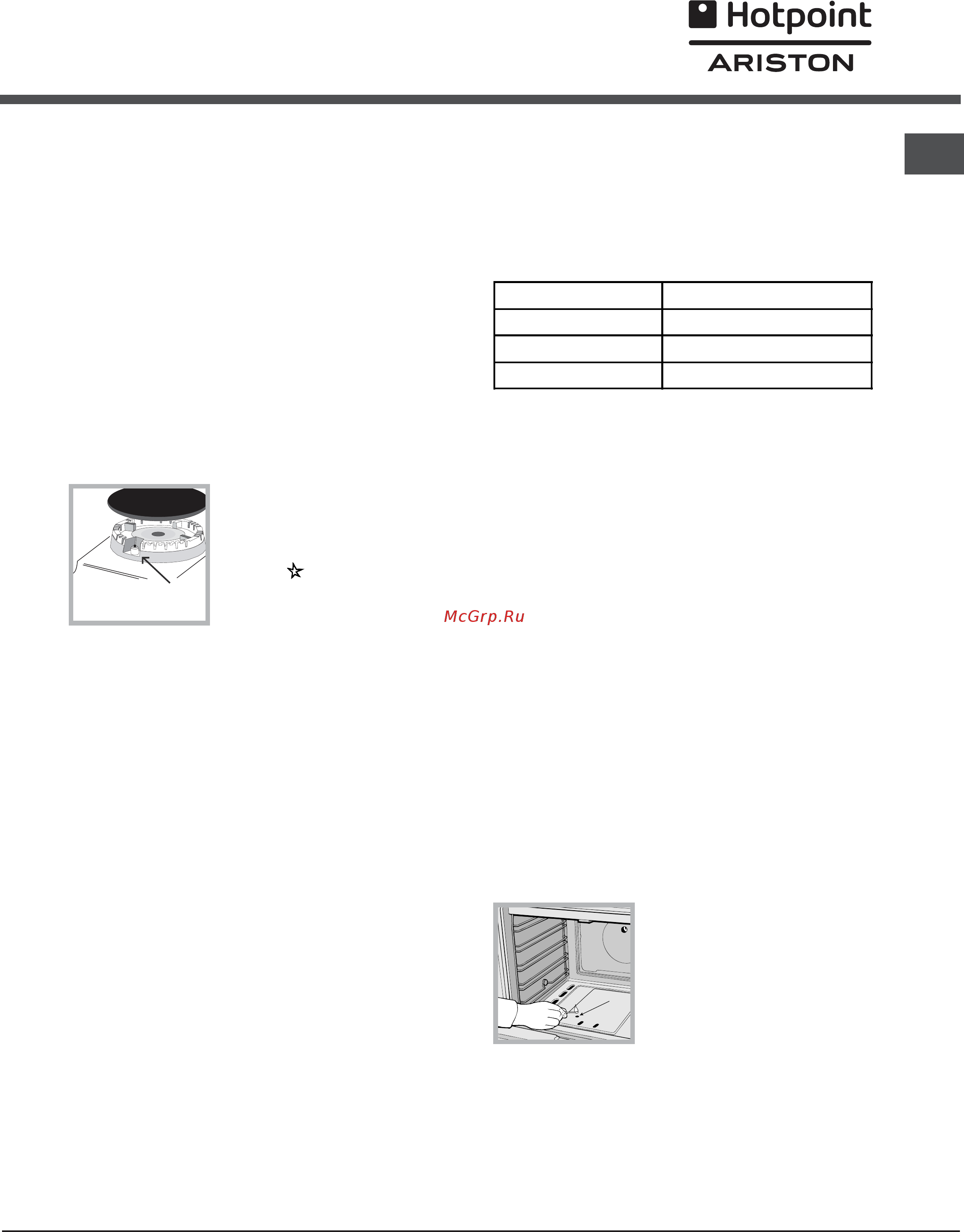 Hotpoint-Ariston C 34S G1 R/HA [19/56] Start up and use
